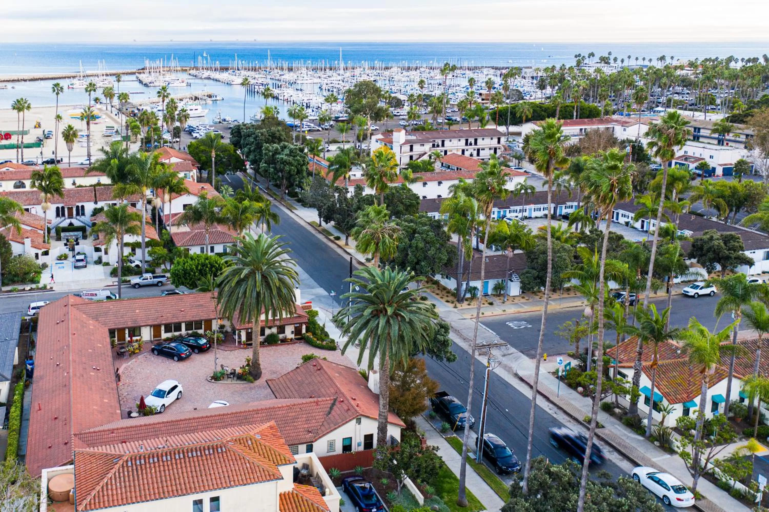 Bird's eye view in Harbor House Inn
