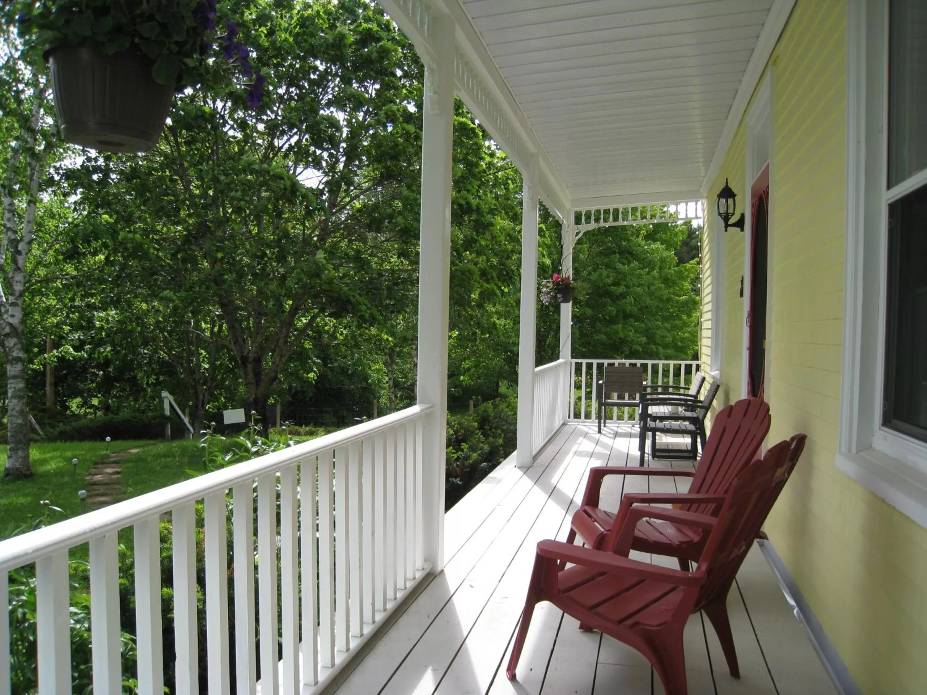 Patio in River Ridge Lodge