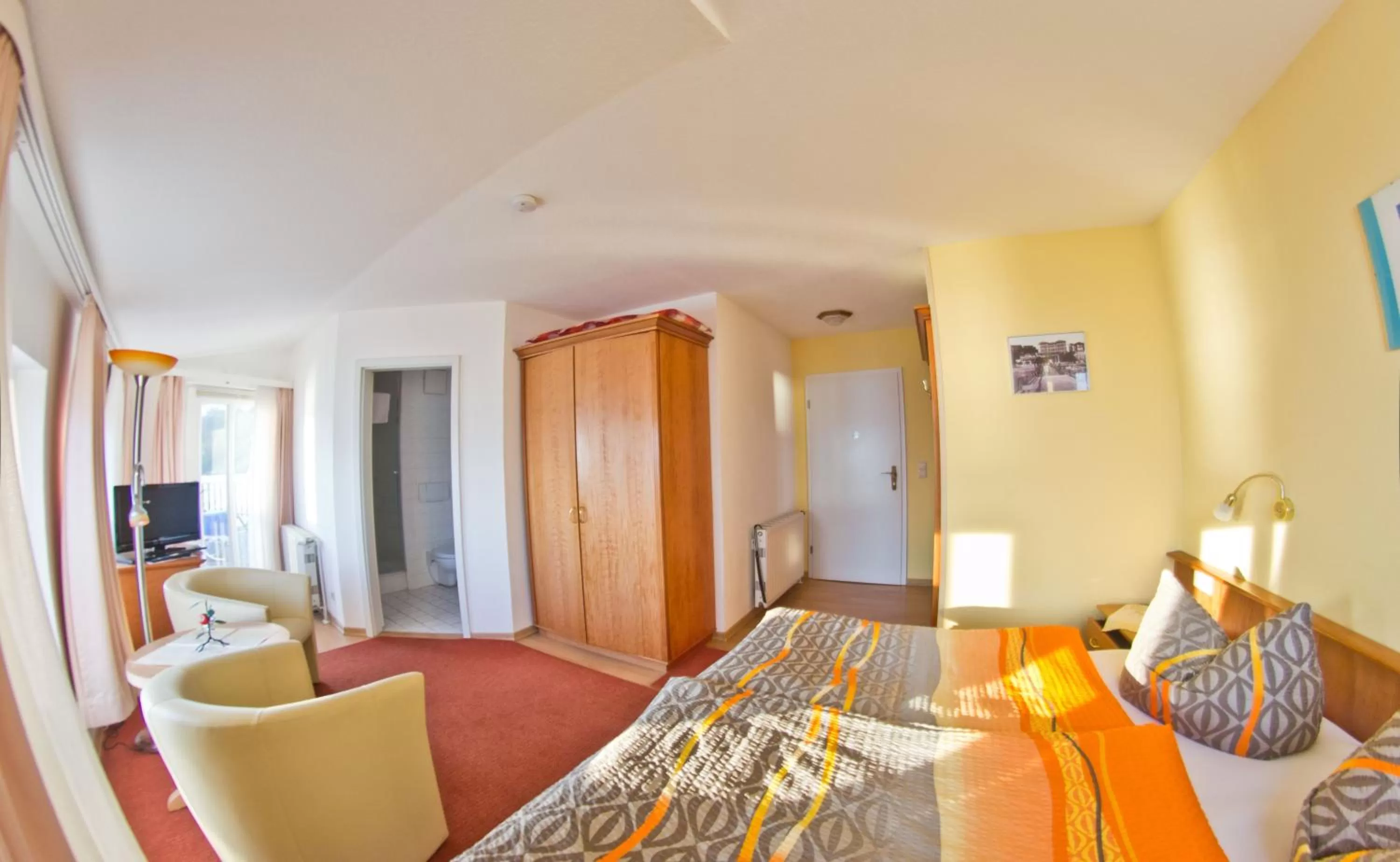 Deluxe Double Room with Sea View in Fährblick - Pension und Restaurant direkt am Wasser