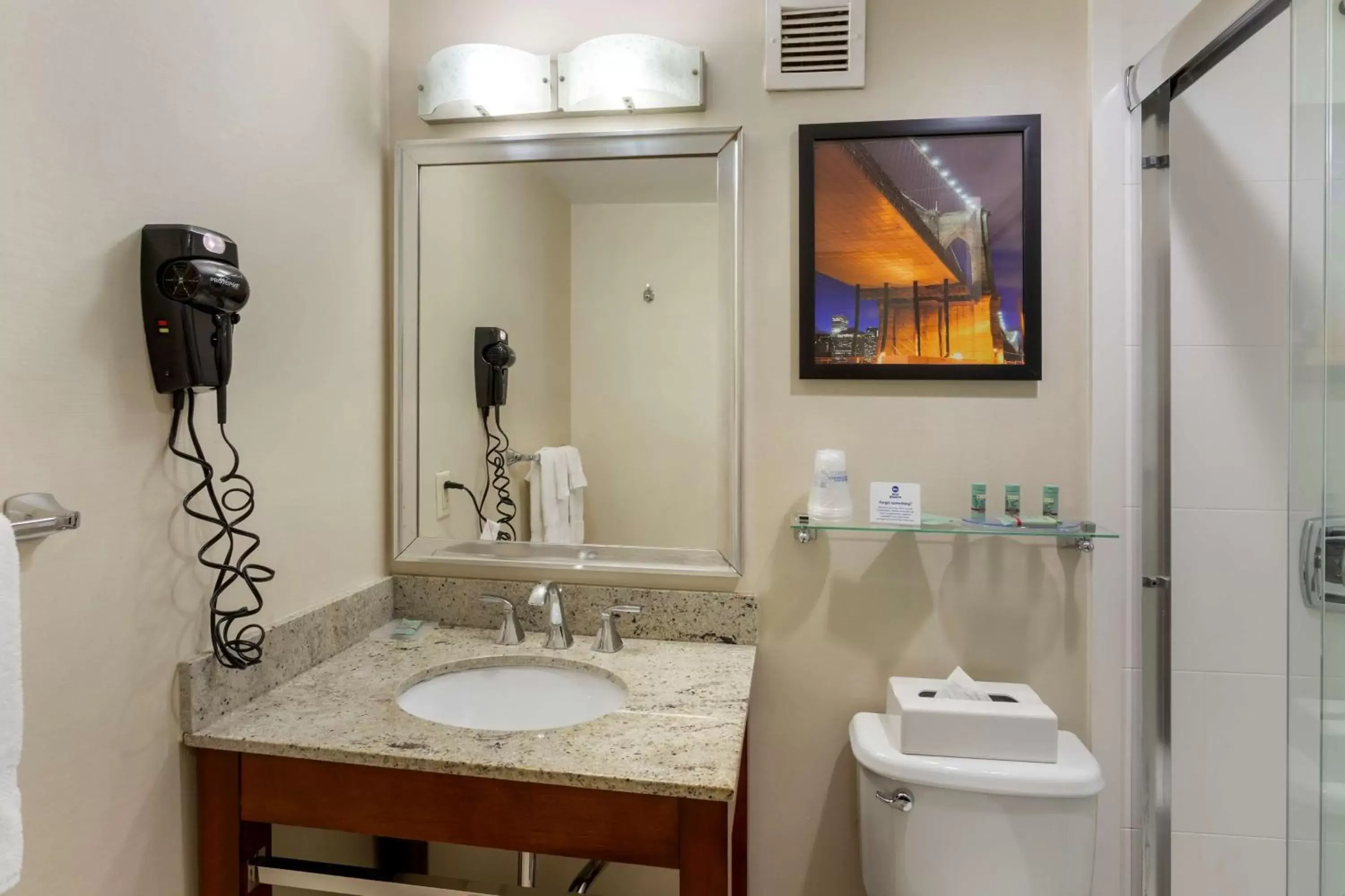 Double Room with Two Double Beds - Roll-In Shower in Best Western Gregory Hotel Double Room with Two Double Beds - Roll-In Shower in Best Western Gregory Hotel