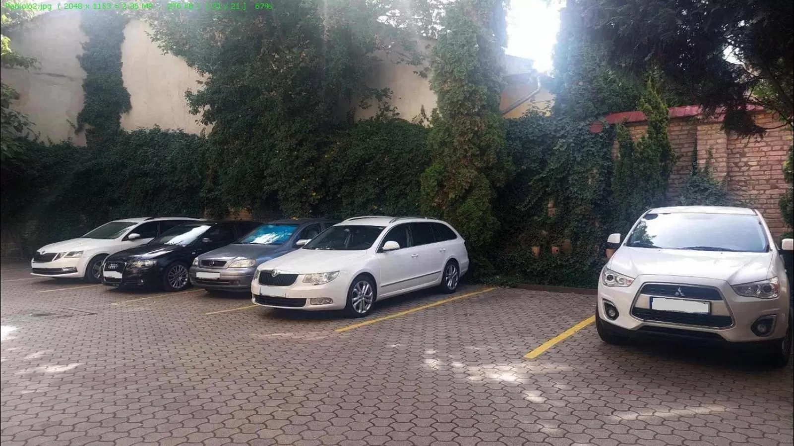 Parking in Hotel Piano