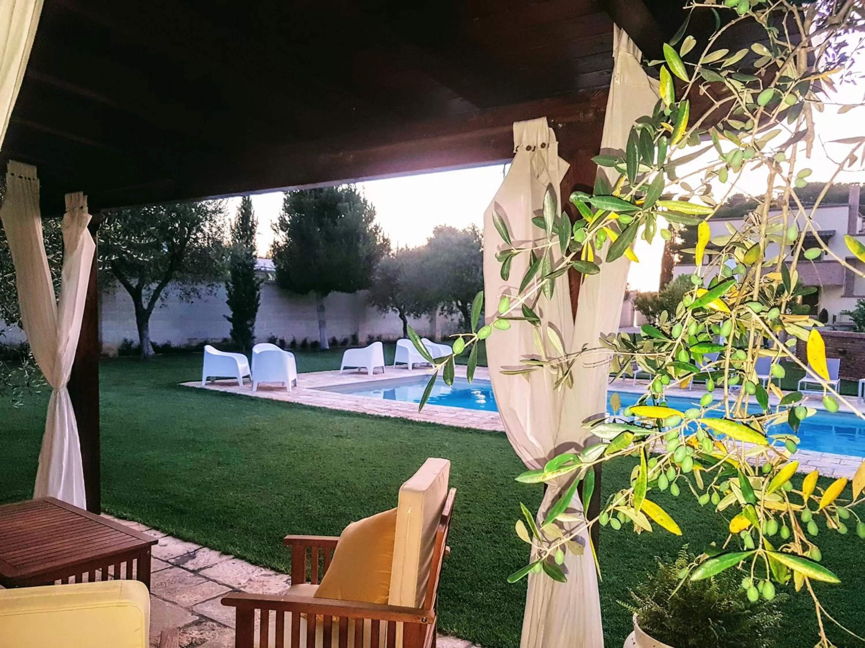 Swimming pool in BORGO LUNA b&b