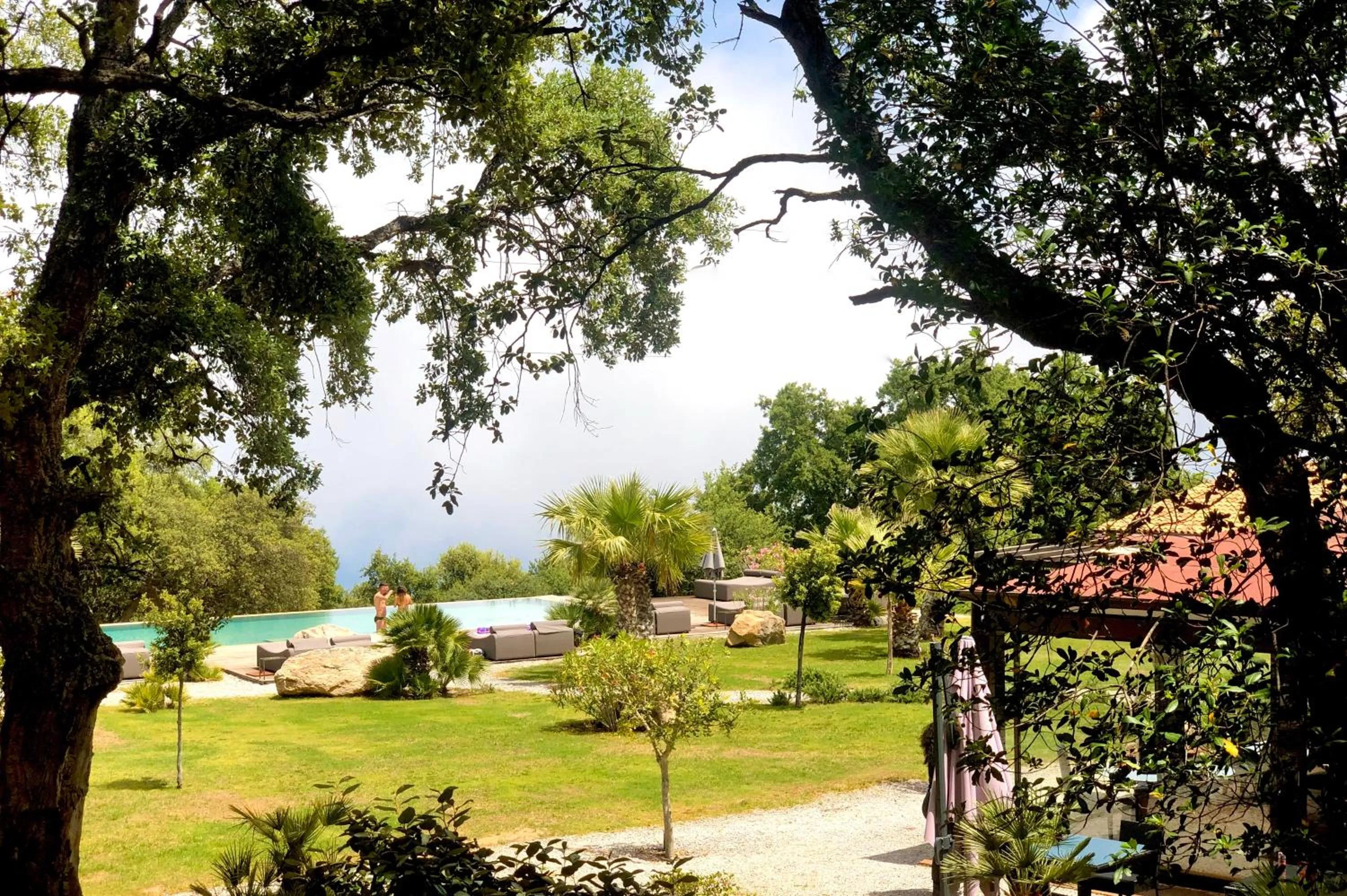 Swimming pool in Vallegrande Nature Resort by Geocharme