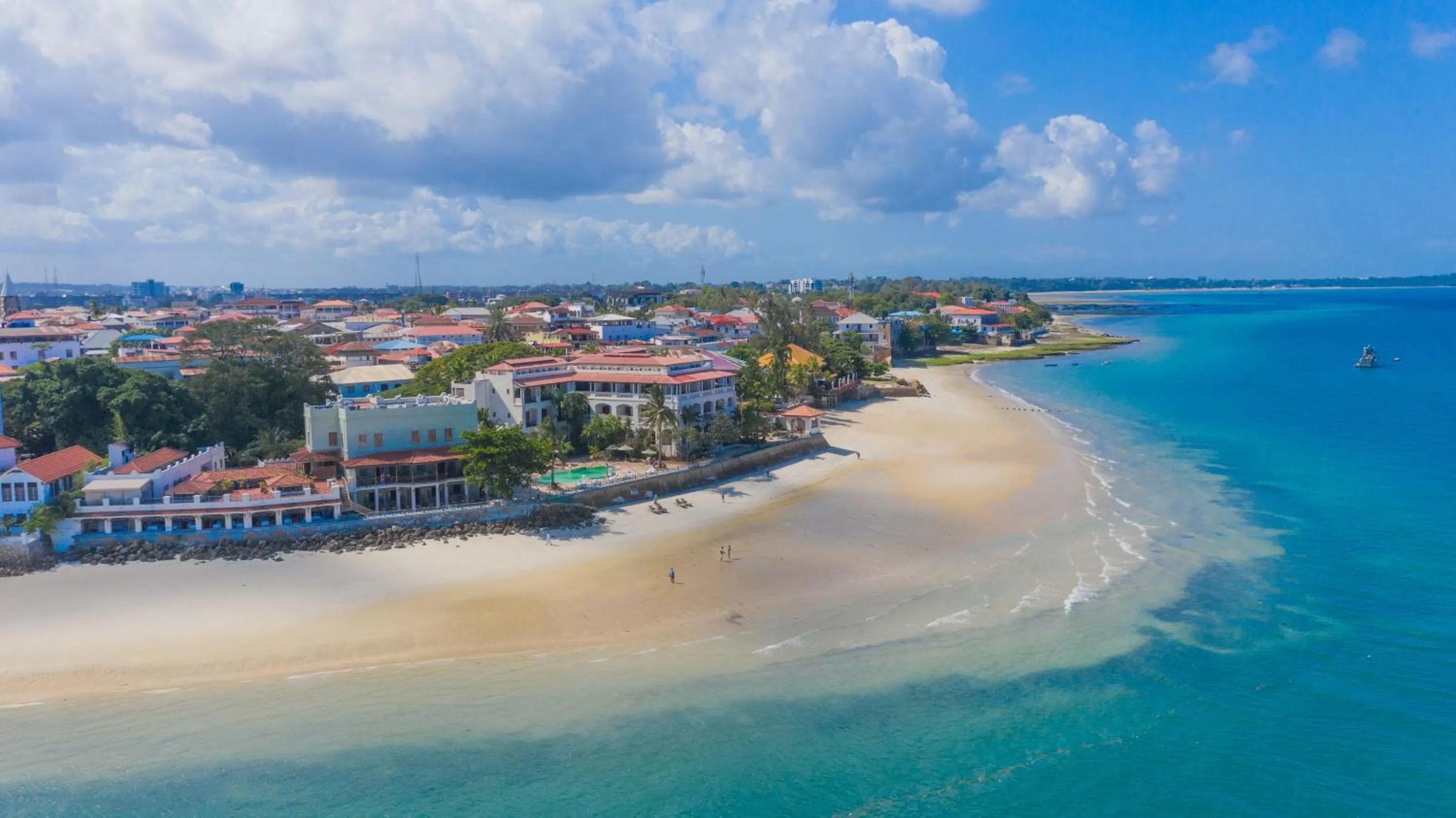 Bird's eye view in Zanzibar Serena Hotel
