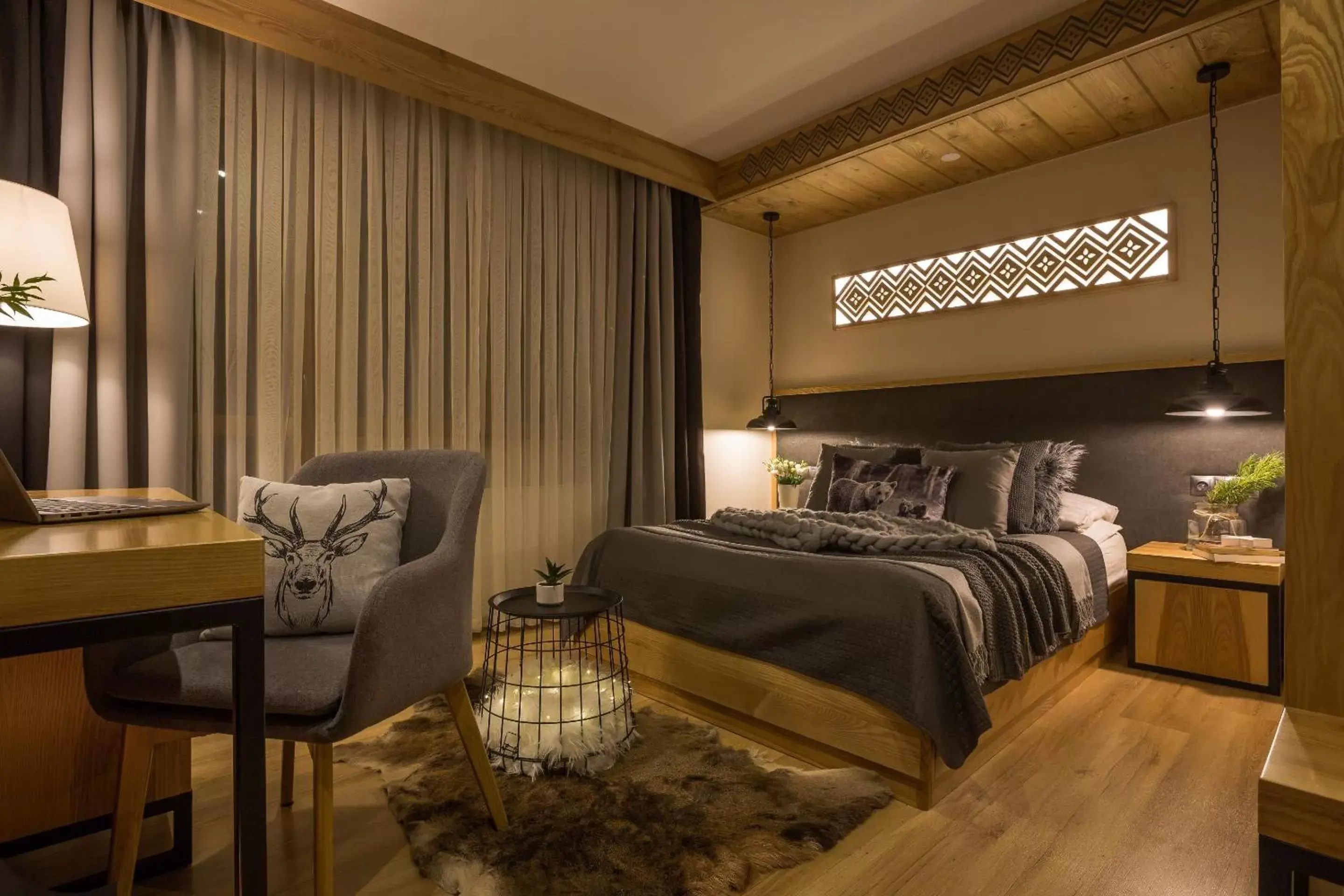 Deluxe Double Room with Balcony in Dom Gościnny Bachledova Deluxe Double Room with Balcony in Dom Gościnny Bachledova