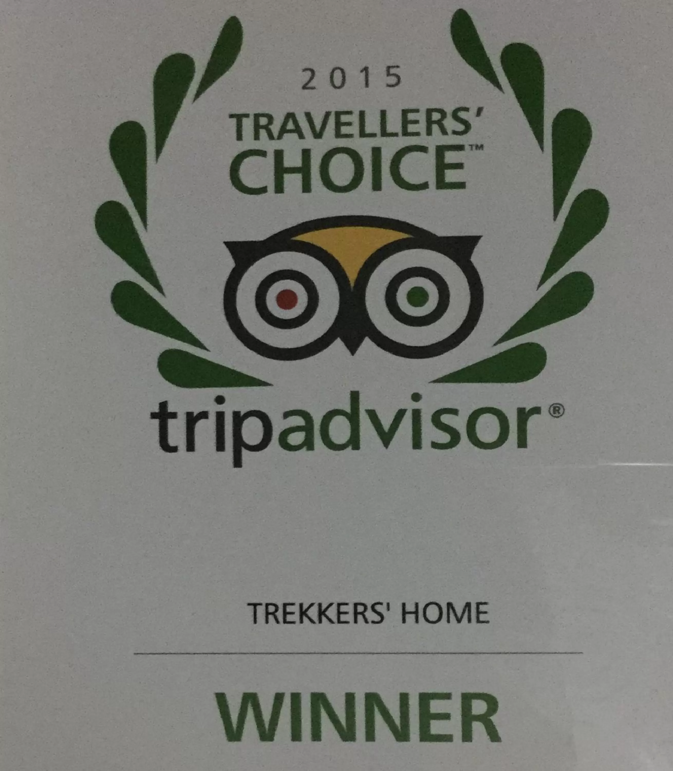 Certificate/Award in Trekkers Home