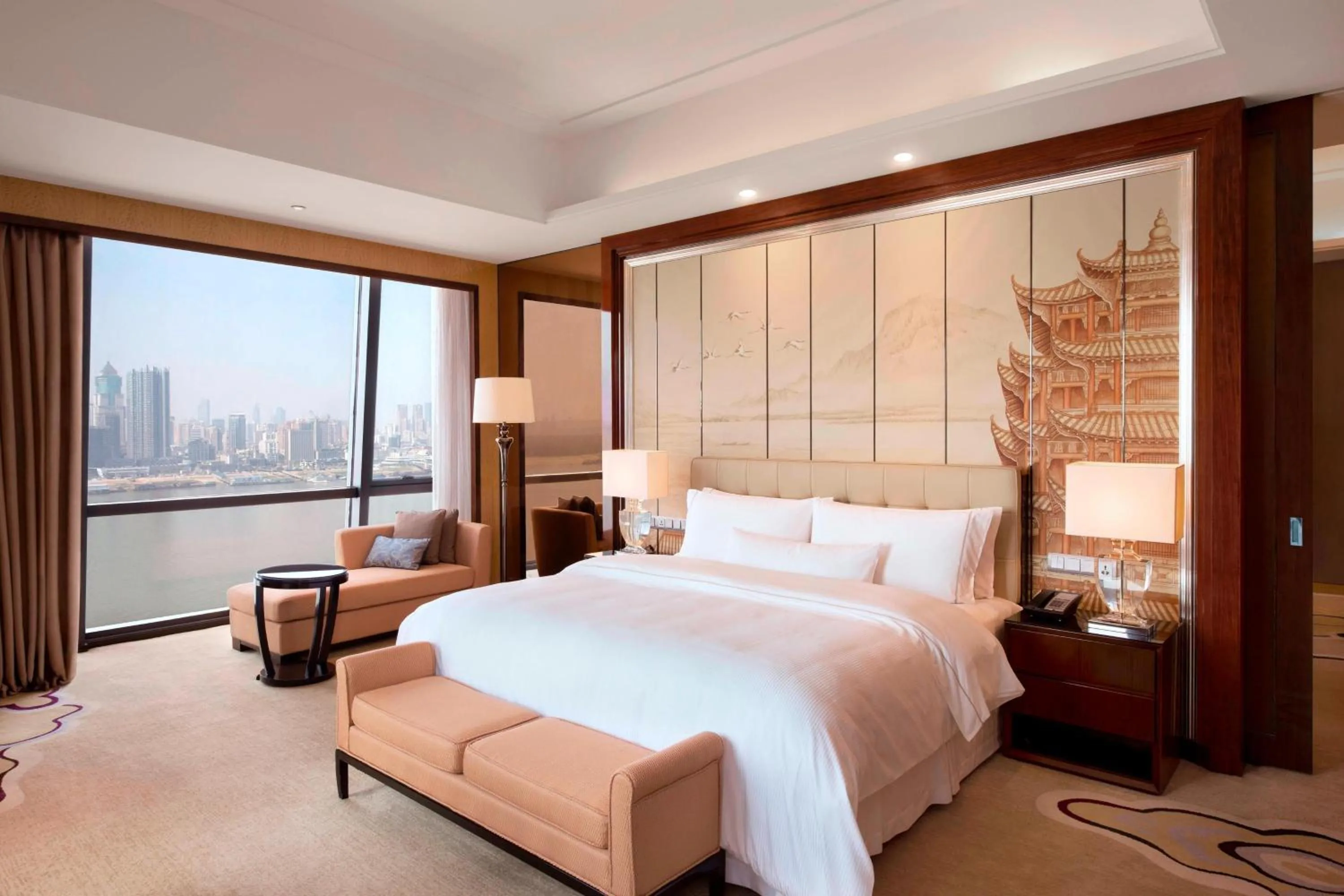 Bedroom, Bed in The Westin Wuhan Wuchang