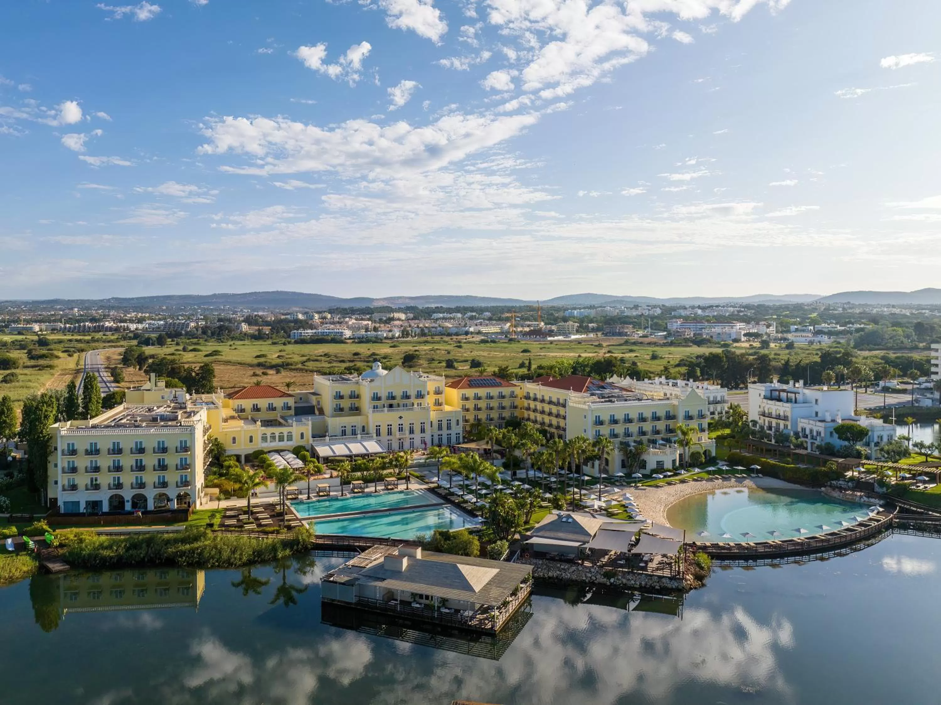 Bird's eye view in Domes Lake Algarve, Autograph Collection
