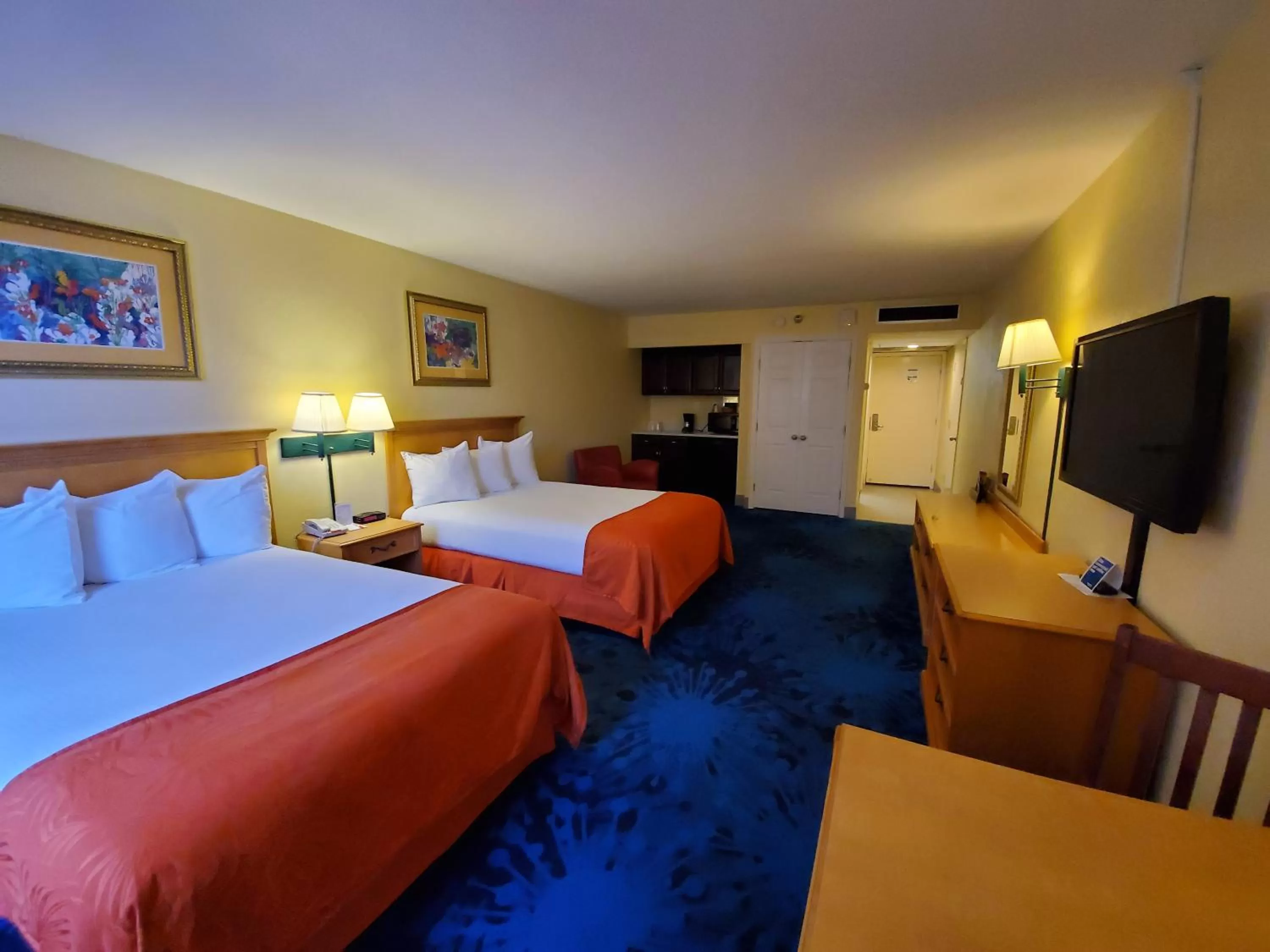 Double Room with Two Double Beds and Street View in Dolphin Beach Resort