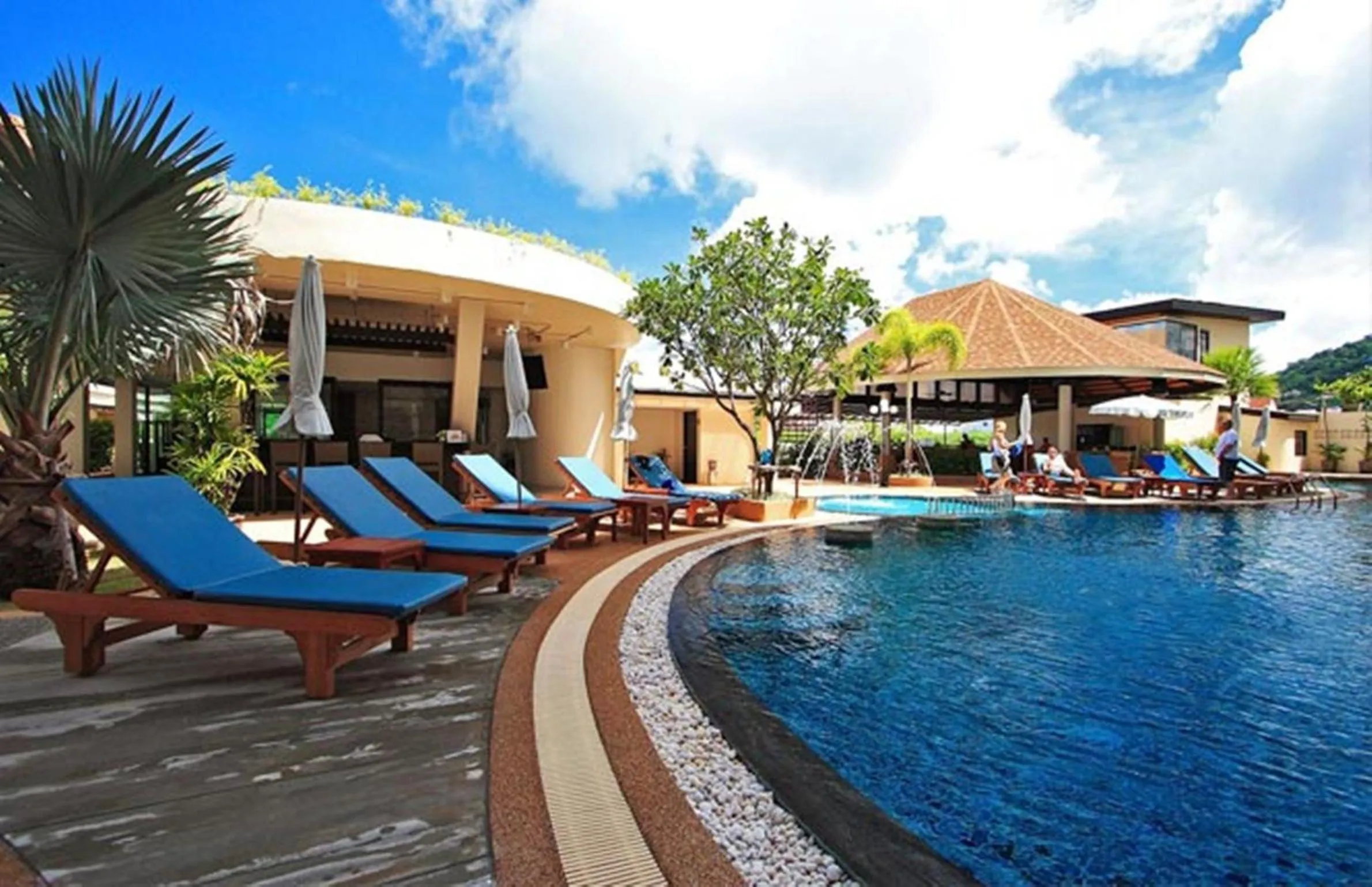 Swimming pool in Palmyra Patong Resort Phuket - SHA Extra Plus