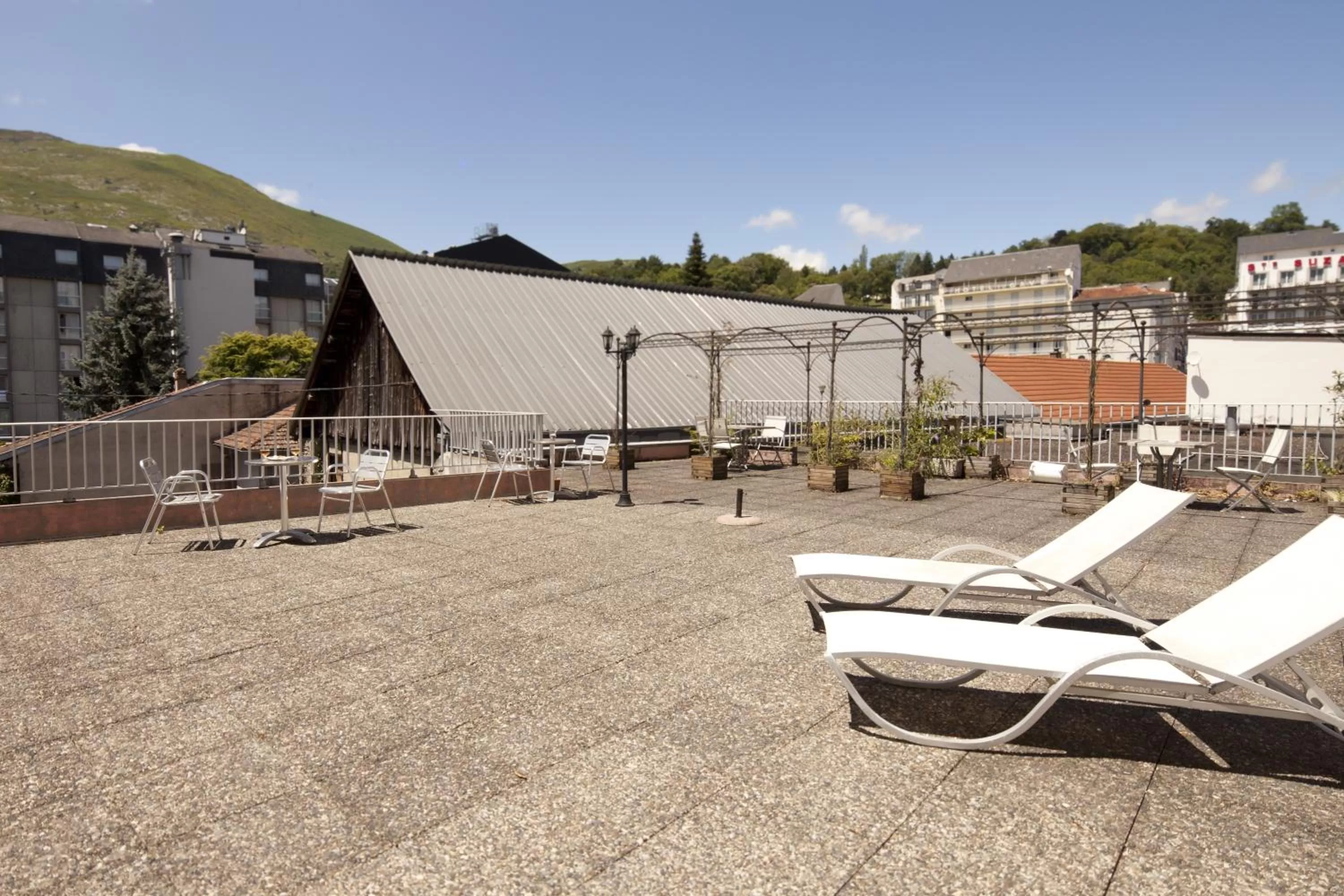 Patio in Villa Mariale by Popinns