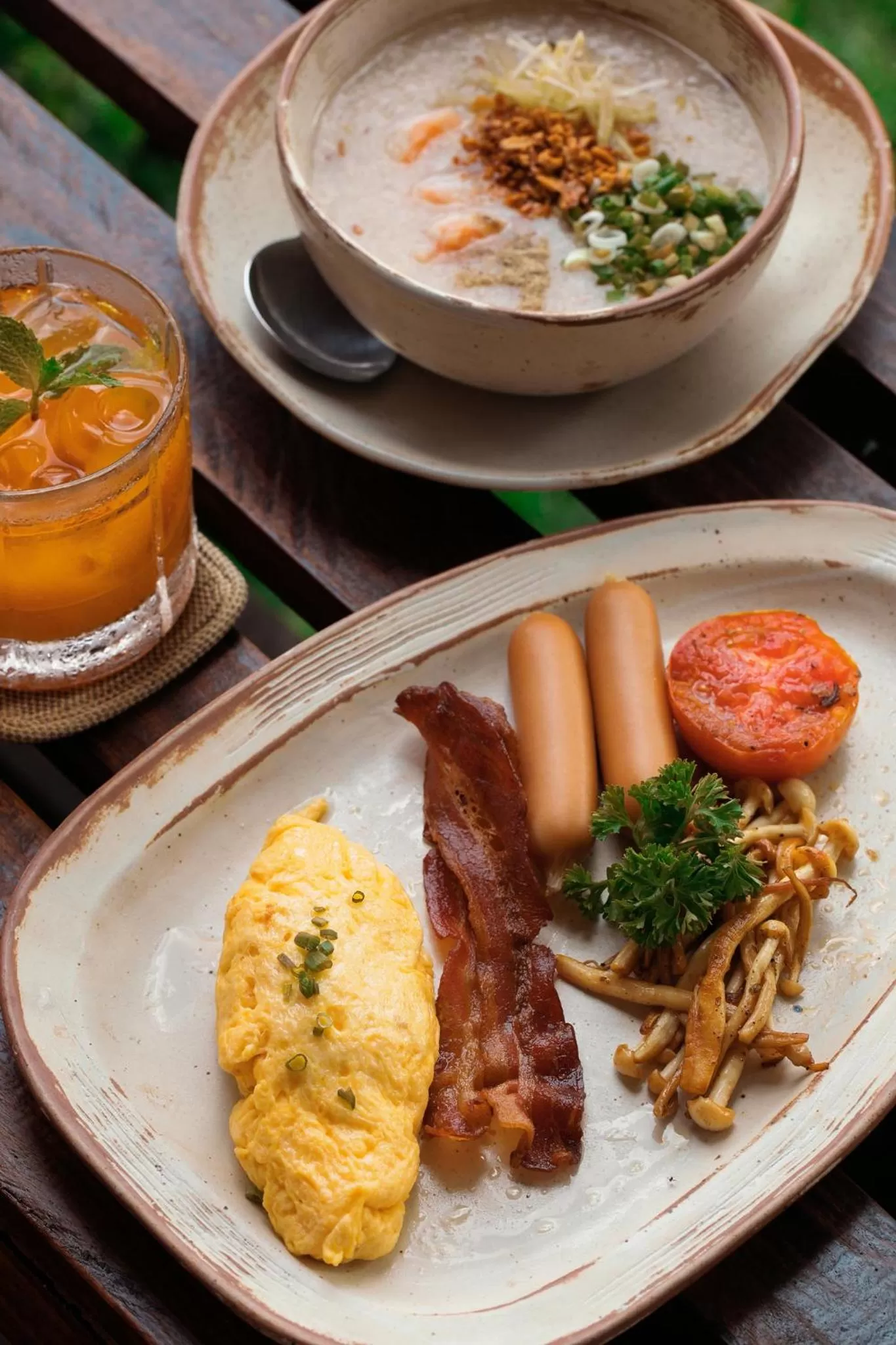 Breakfast in Kachonghills Tented Resort Trang