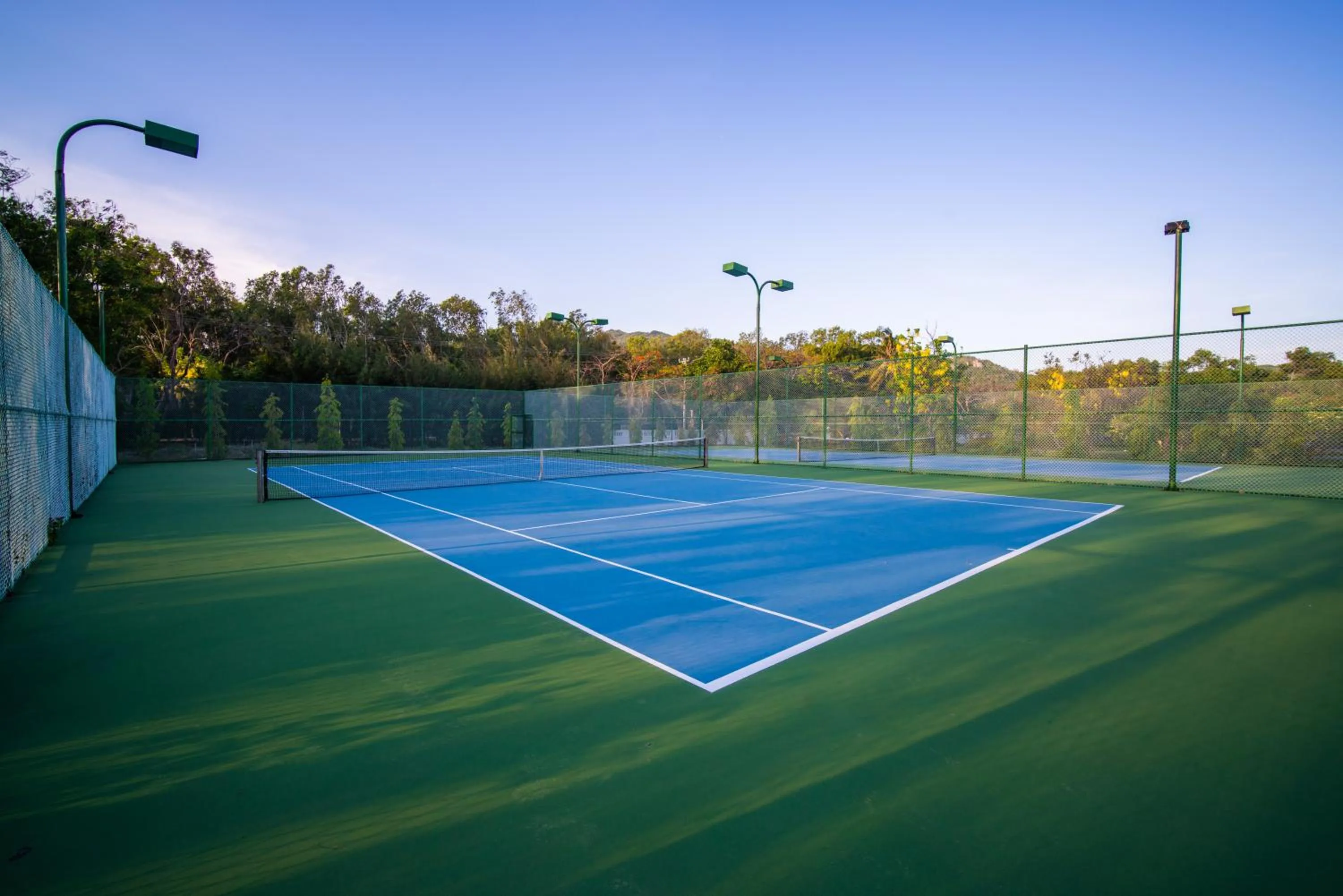 Tennis court in Fleur de Lys Resort & Spa Long Hai