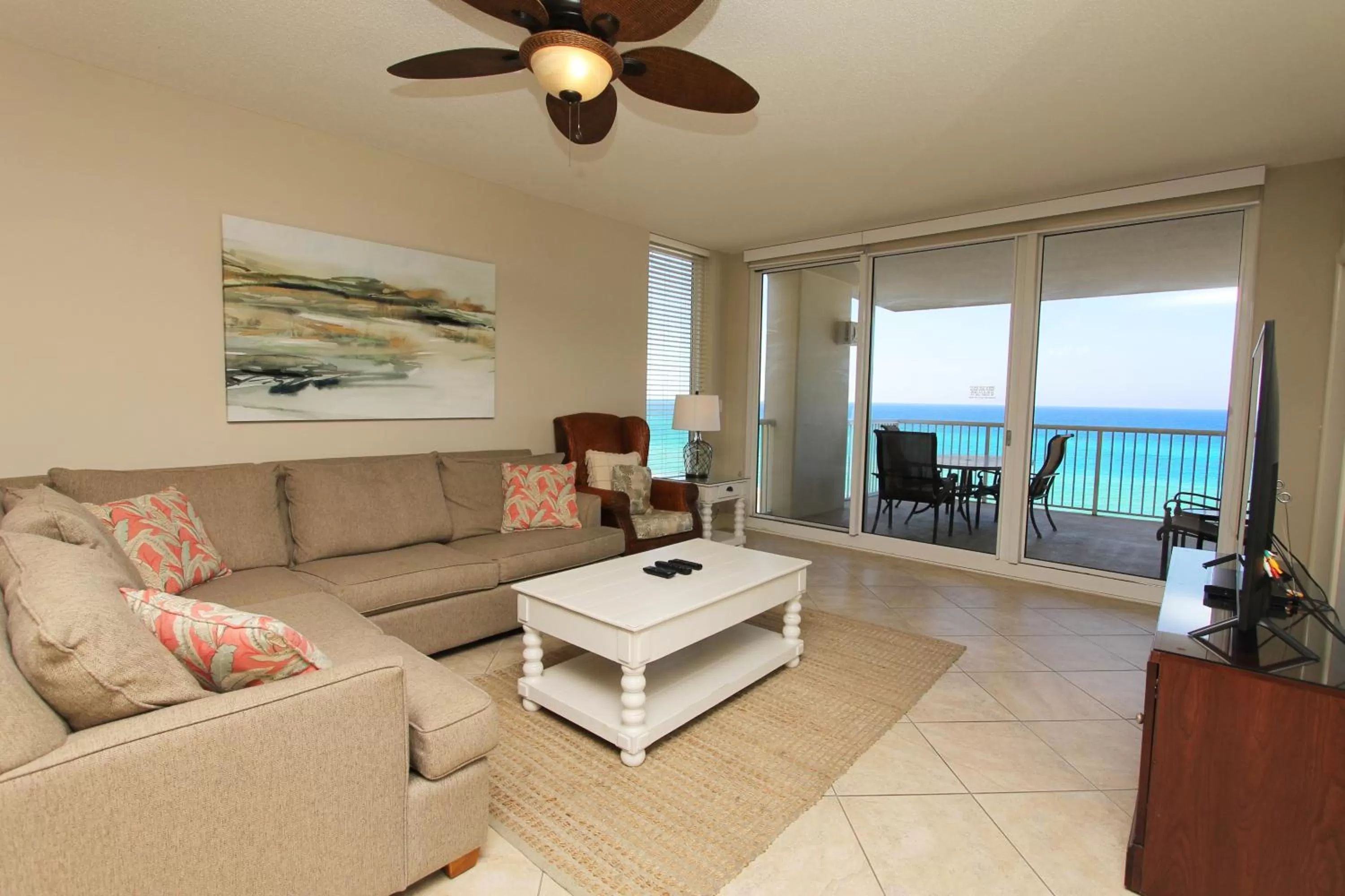 Living room, Seating Area in Majestic Beach Resort, Panama City Beach, Fl