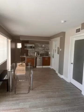 Kitchen or kitchenette in Suites at The Strand on Ocean Drive