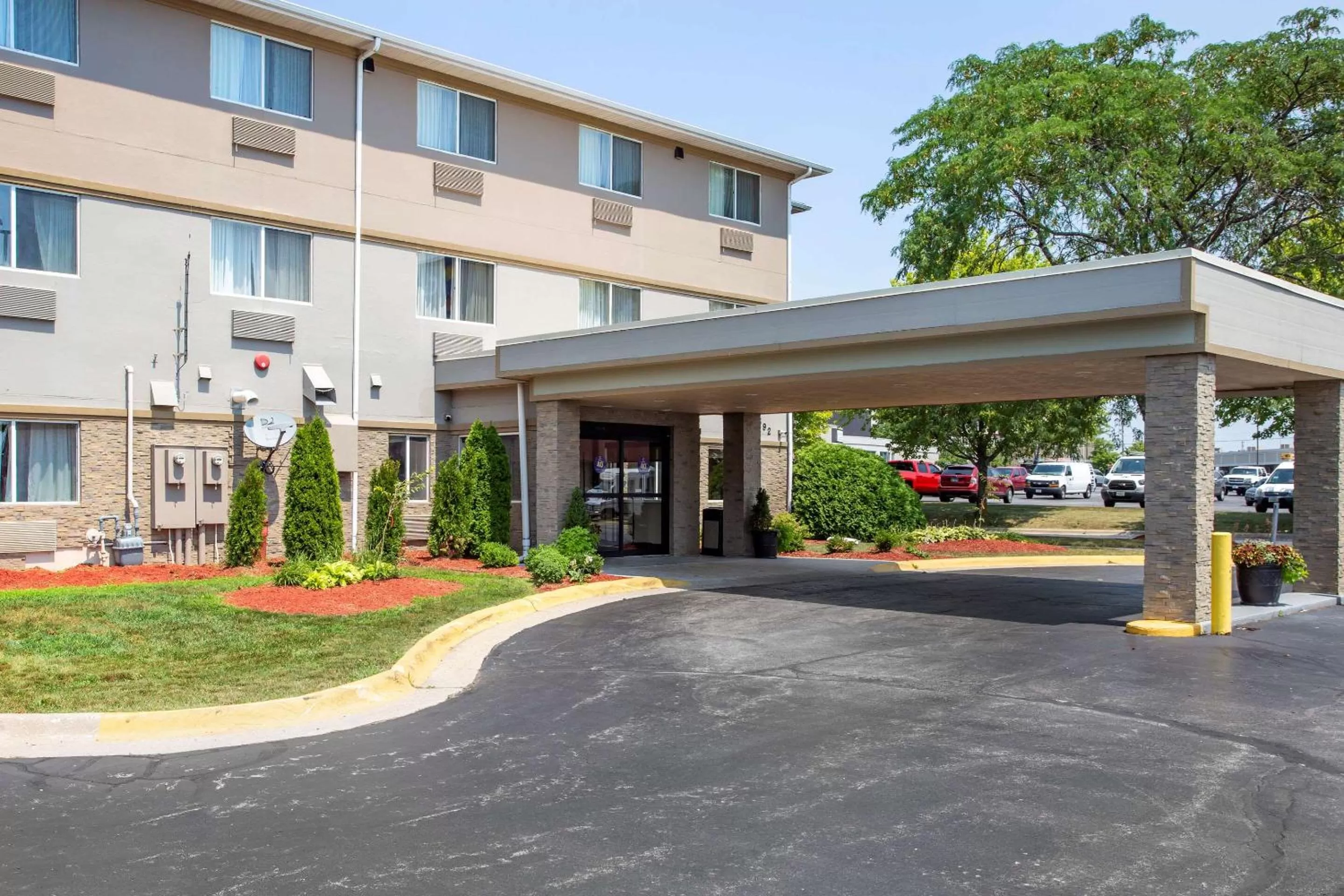 Property building in Comfort Inn Rockford near Casino District