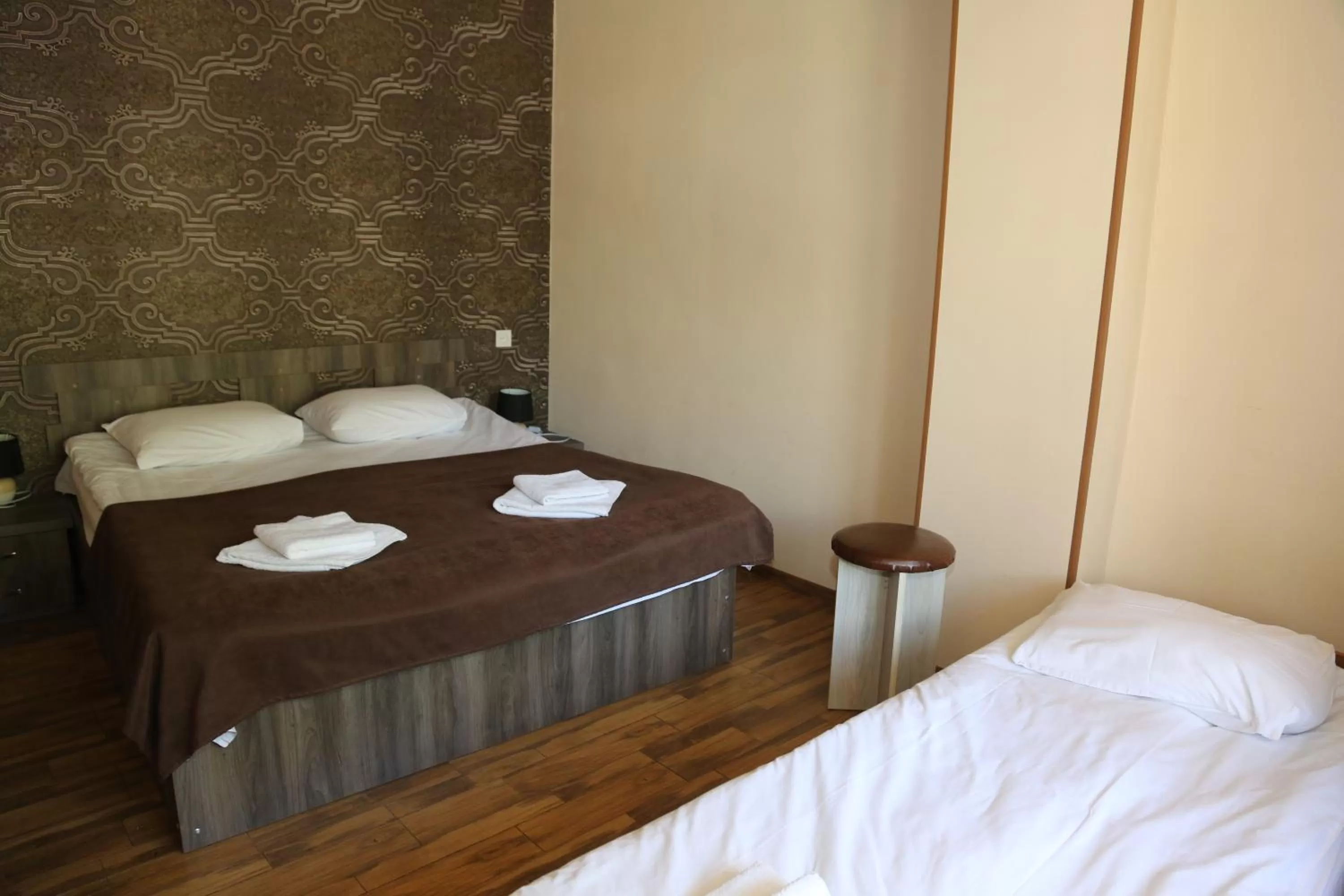 Bed in Hotel Svanseti