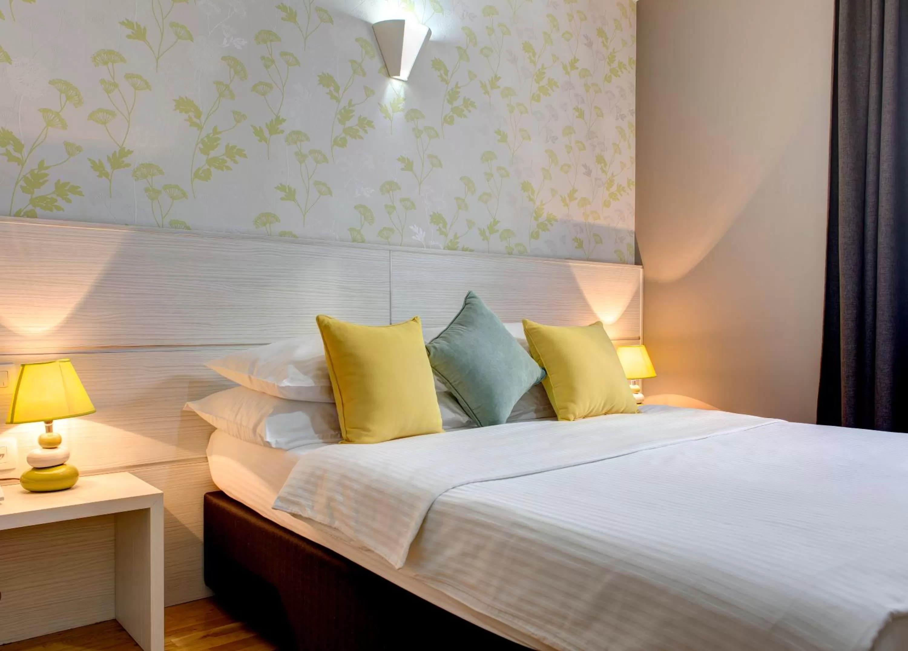 Bed in Hotel Villa Milas