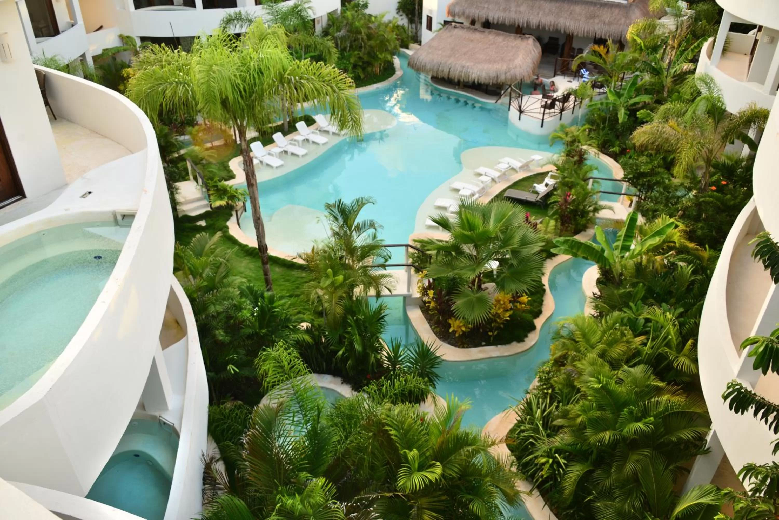 Swimming pool in Intima Resort Tulum Adults Only (Clothing Optional)