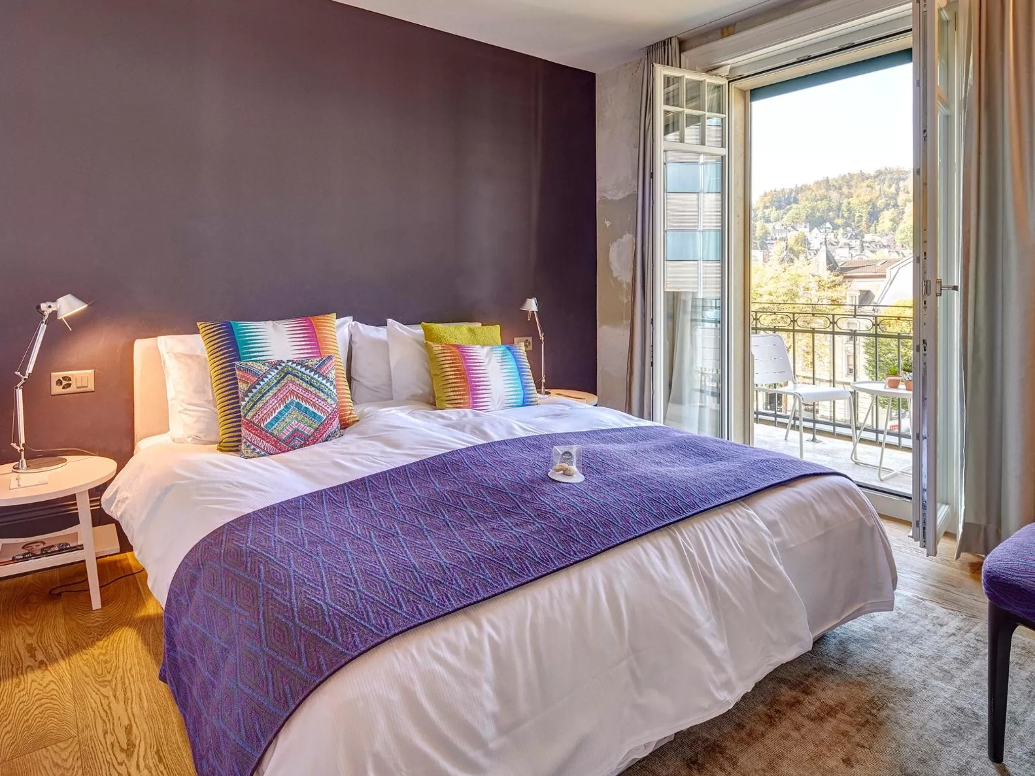 Superior Double Room with Balcony in Boutique Hotel Anker