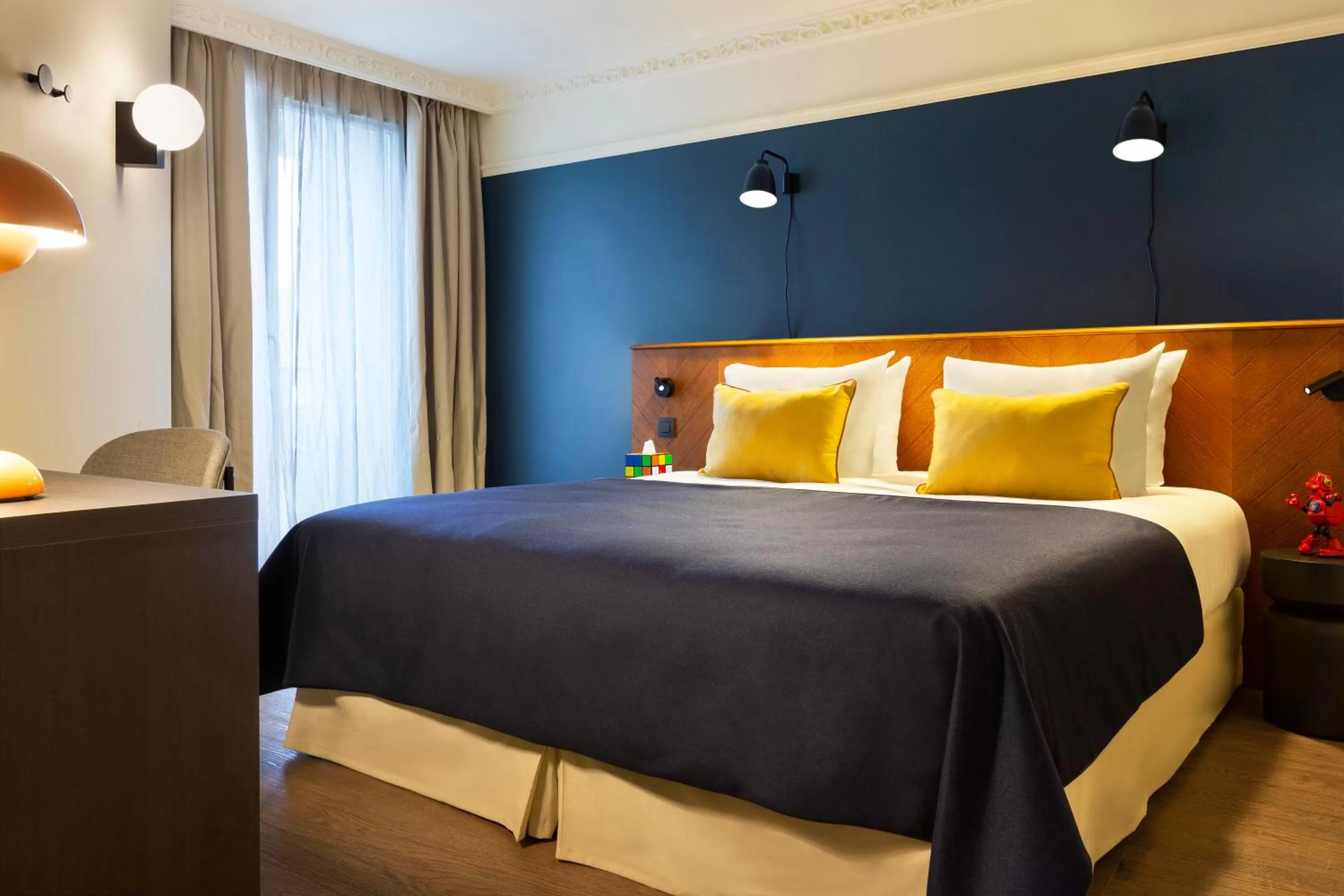 Bed in RockyPop Grenoble Hotel