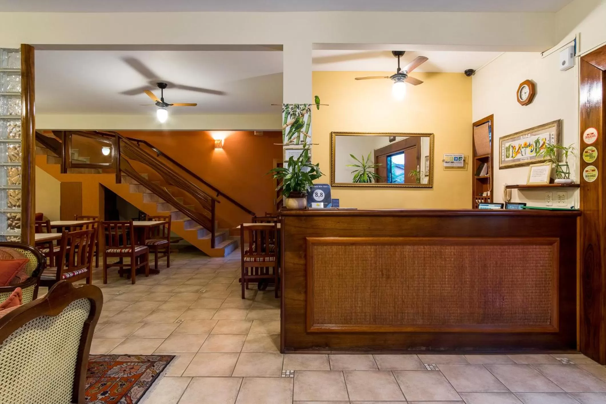 Lobby or reception in Pousada Mar Azul