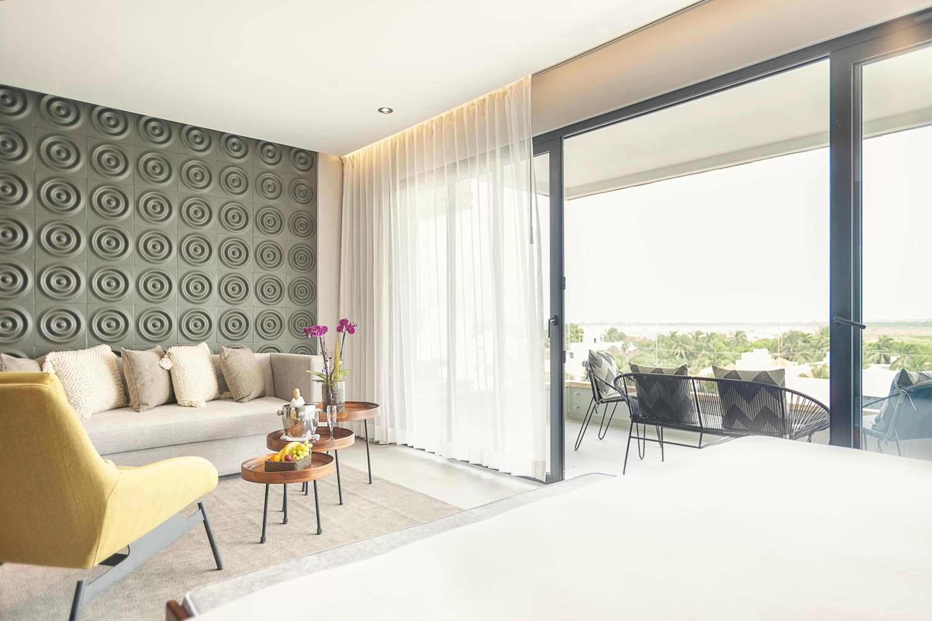 Living room in The Fives Oceanfront