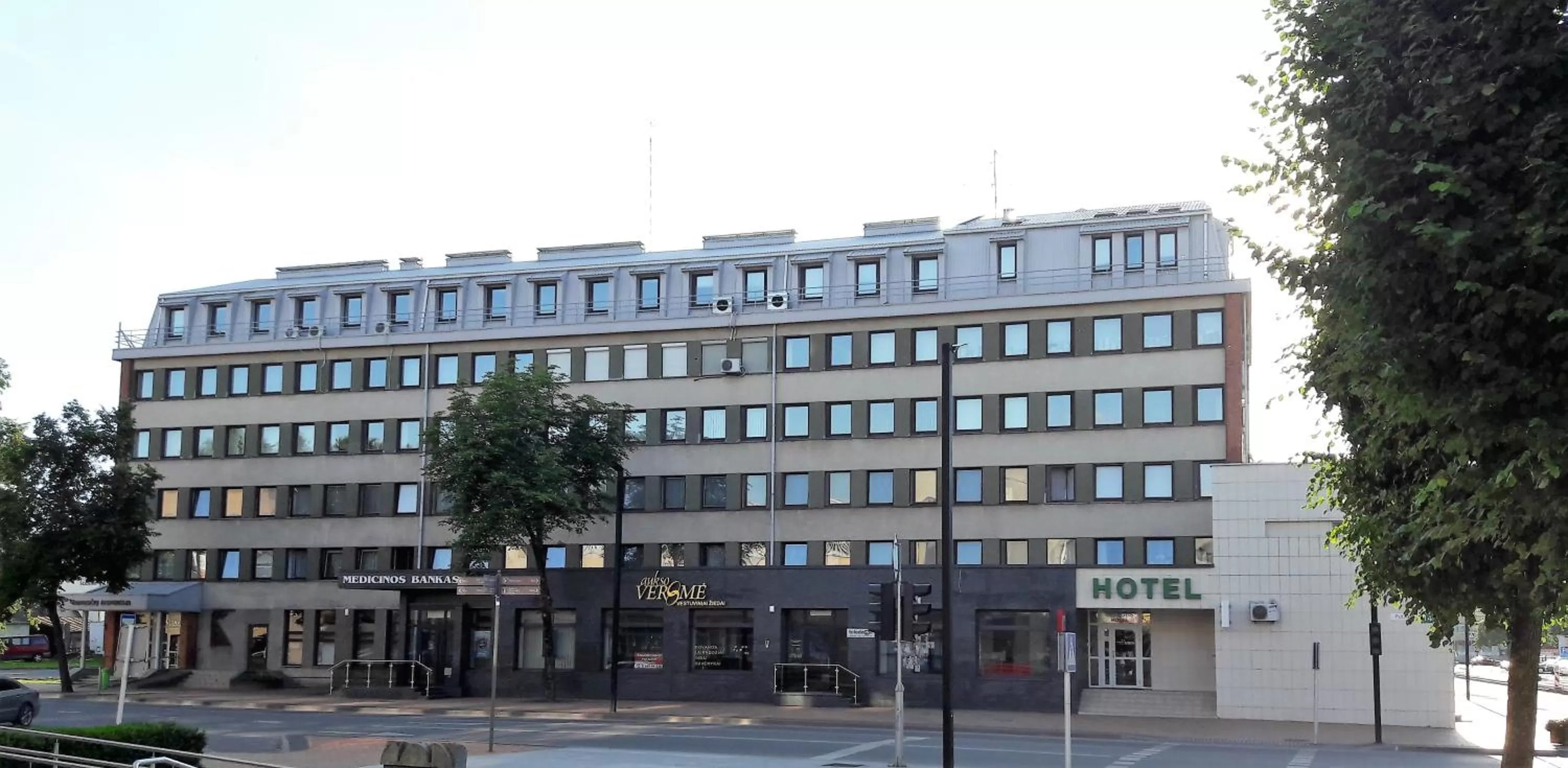 Facade/entrance, Property Building in Dzukija Hotel