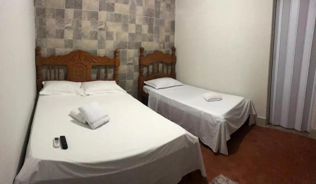 Bed in Hotel Cuiabá