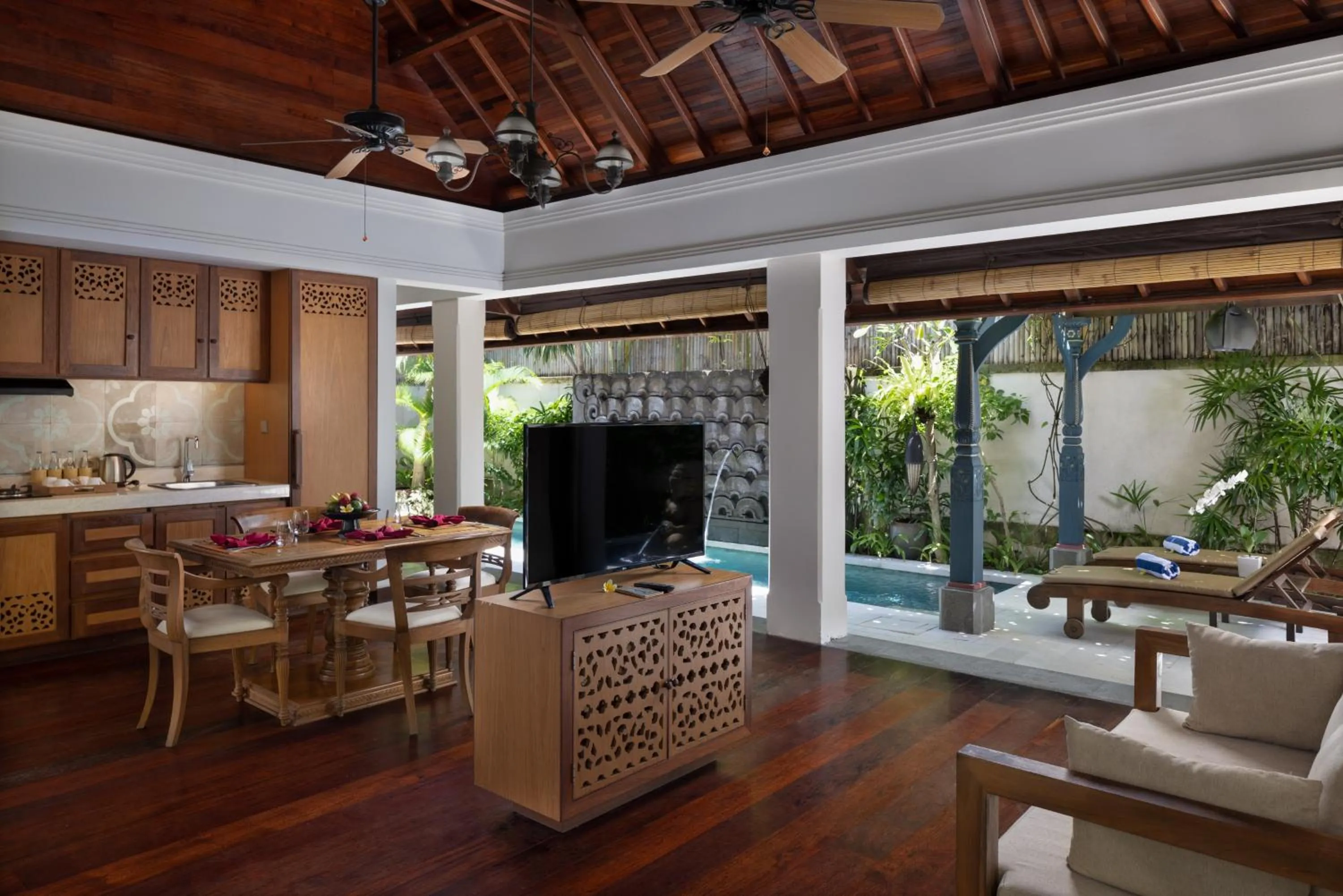 kitchen in The Alantara Sanur