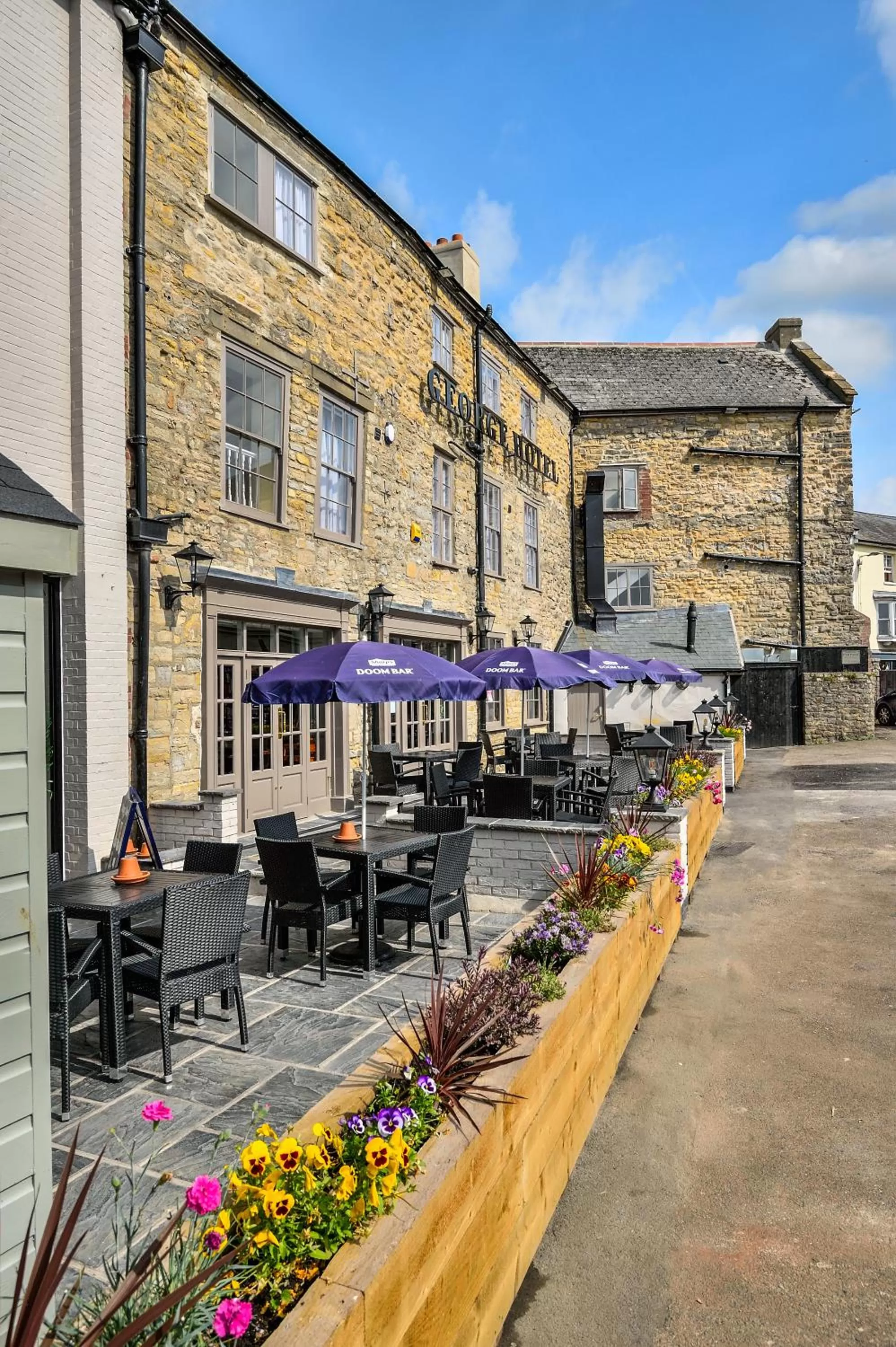 Patio in The George Hotel