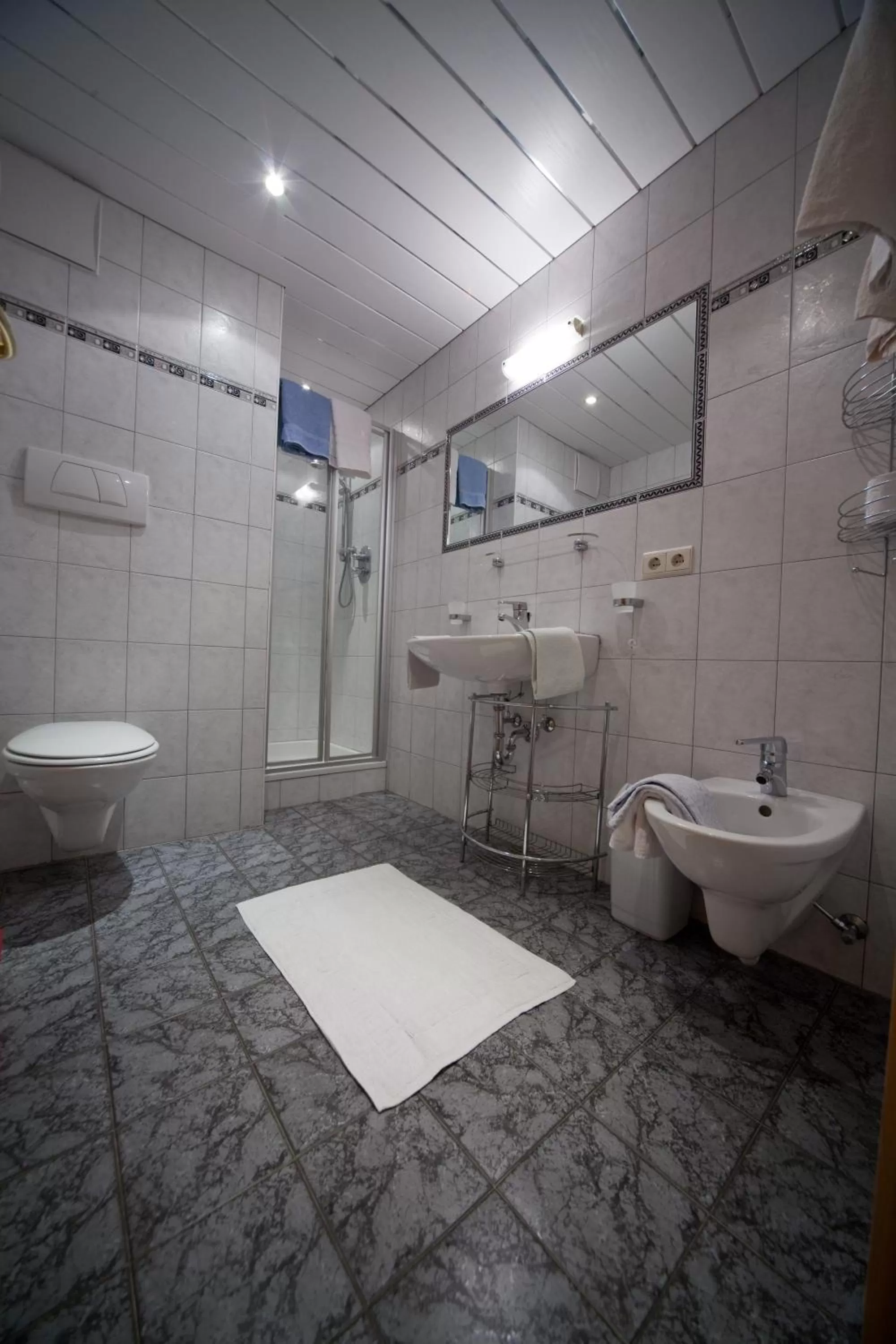 Bathroom in Bio Aparthotel Blaslahof