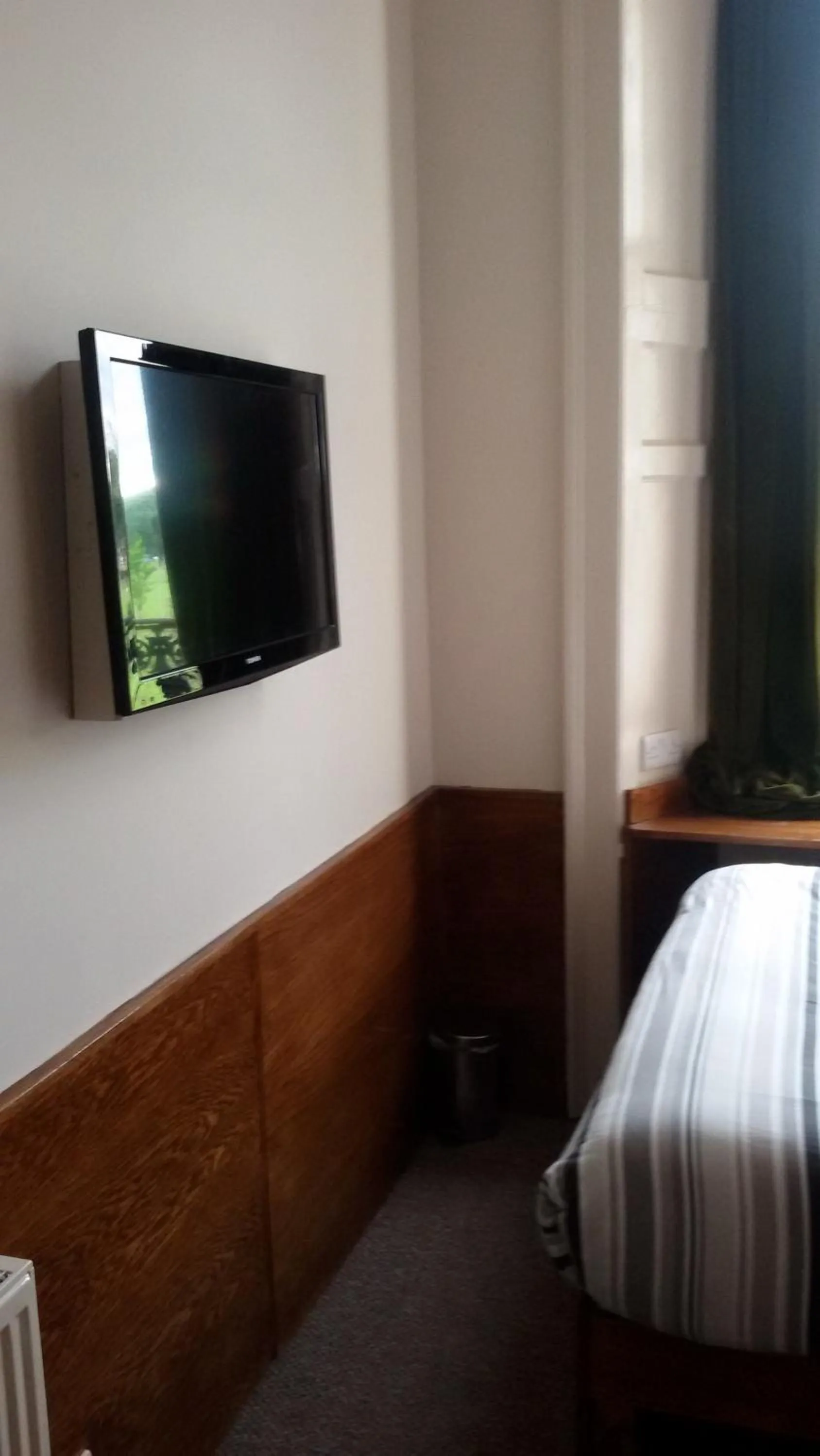 Decorative detail, Bed in Adelphi Hotel