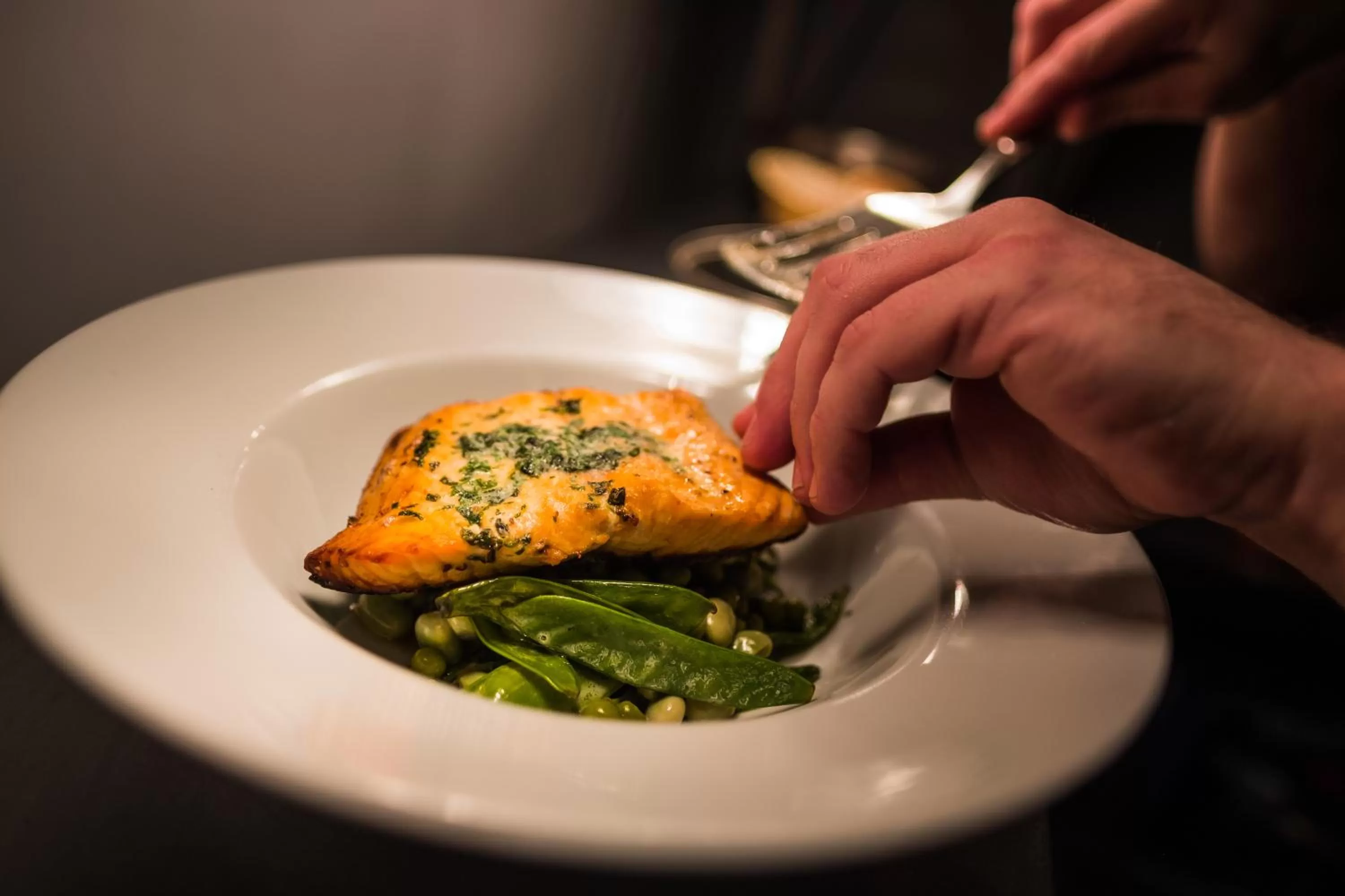 Food close-up in Kings Arms