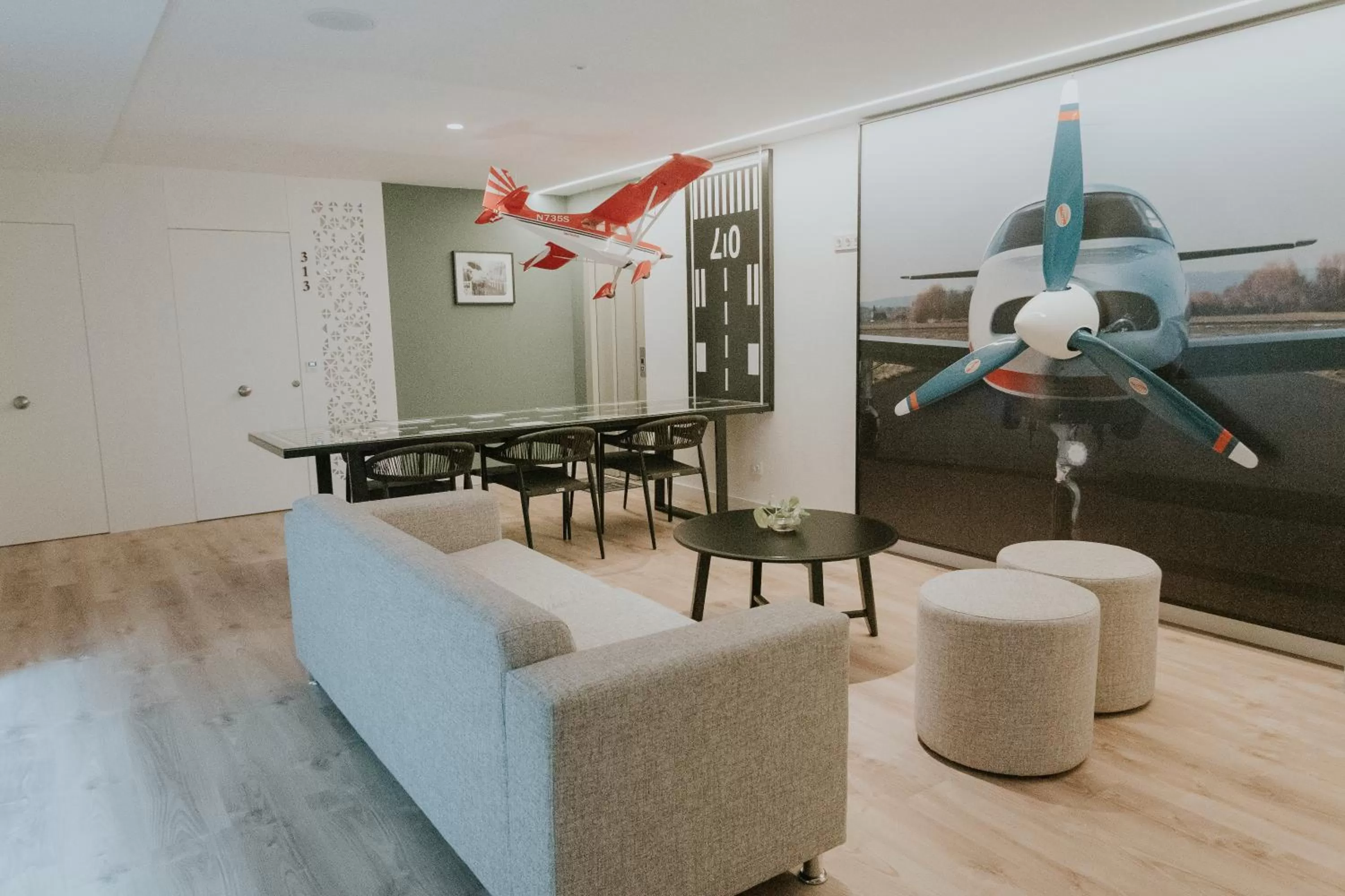 Living room in Catalina Plaza Hotel Sostenible