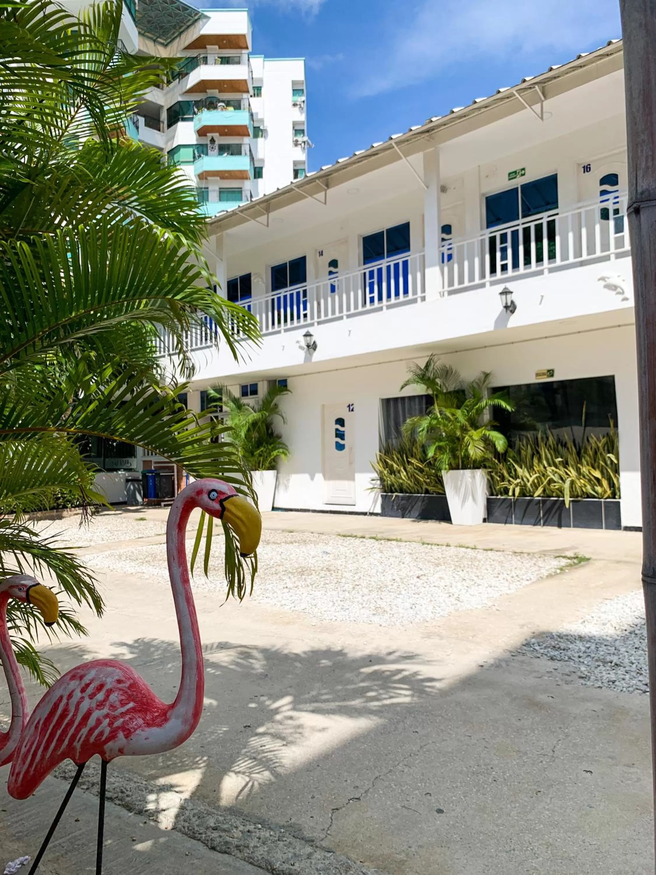 Parking, Property Building in Hotel Bello Caribe