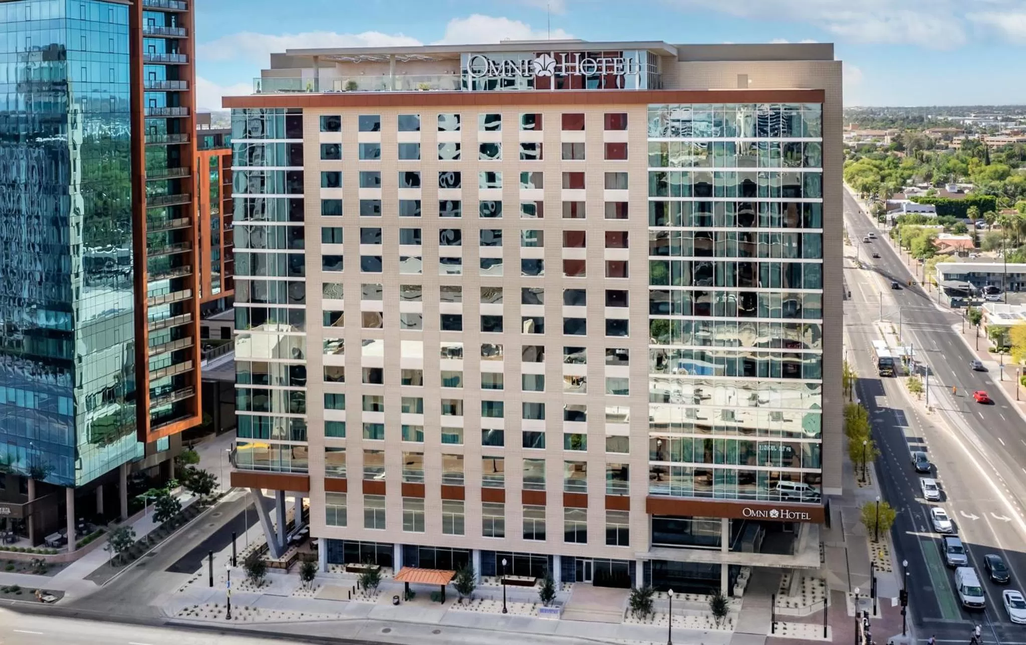 Property building in Omni Tempe Hotel at ASU