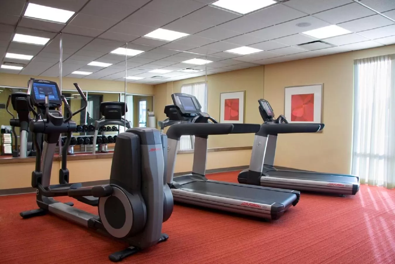 Fitness centre/facilities in Hyatt Place South Bend/Mishawaka