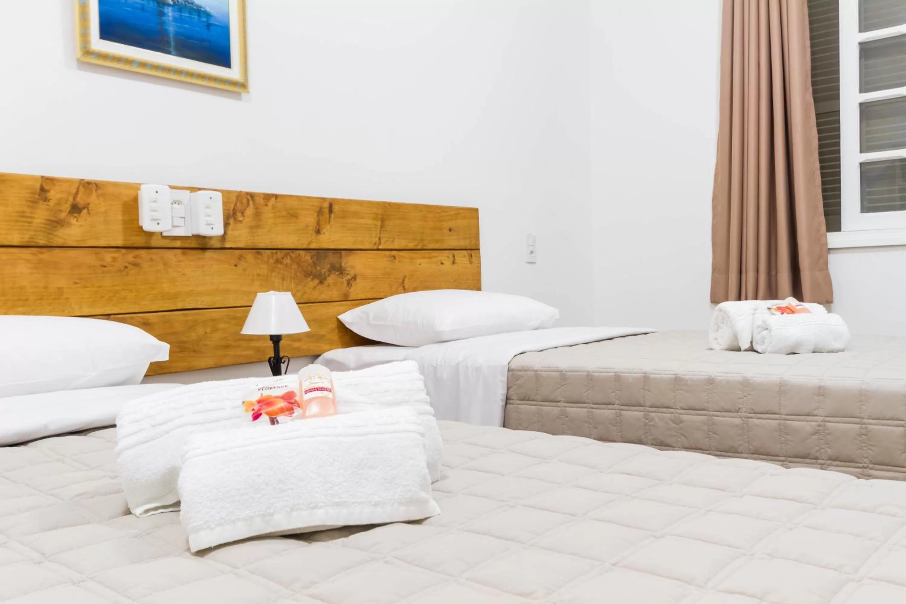 Bed in Pousada Sagrados Corações