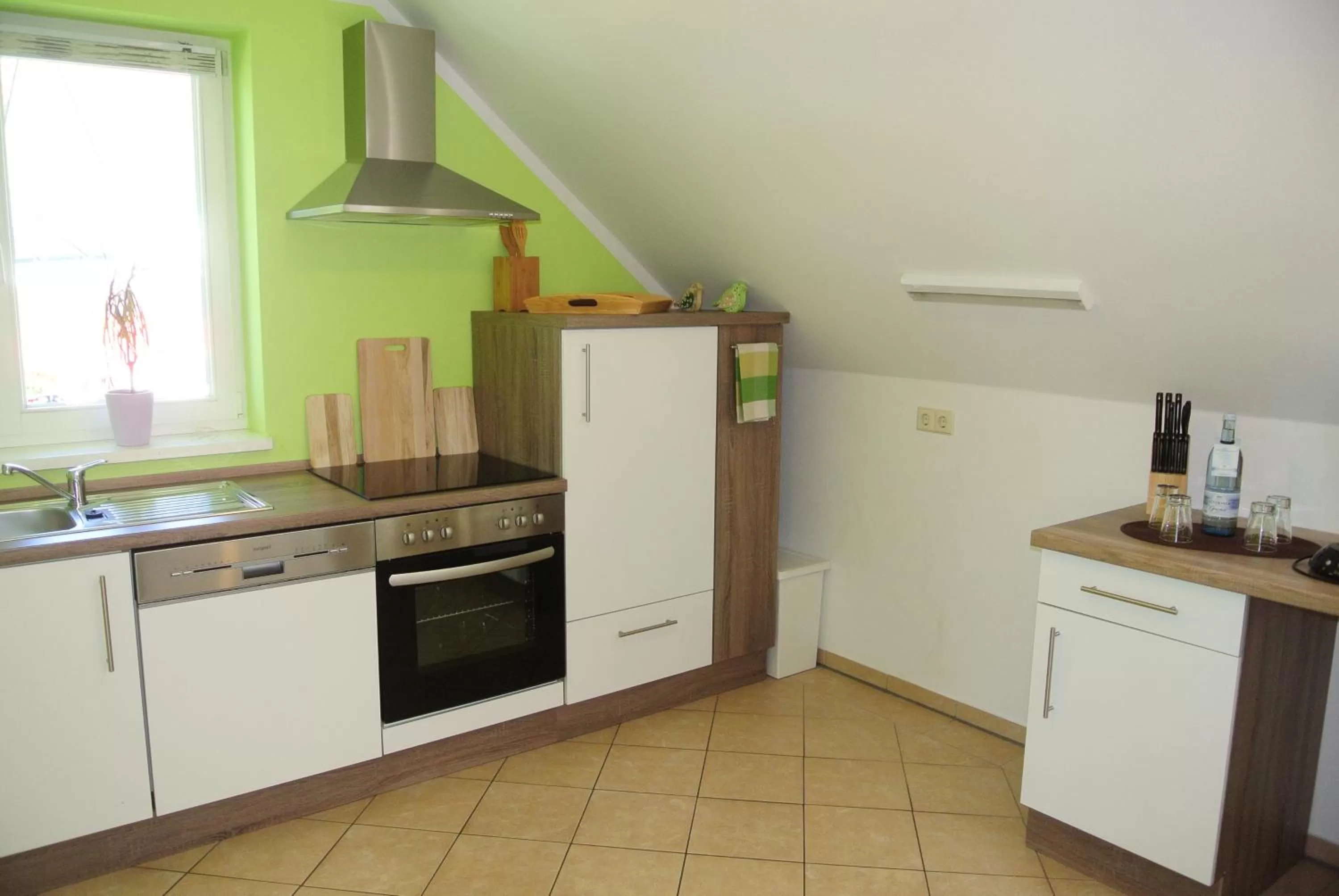 Kitchen or kitchenette in Seehotel Lindenhof