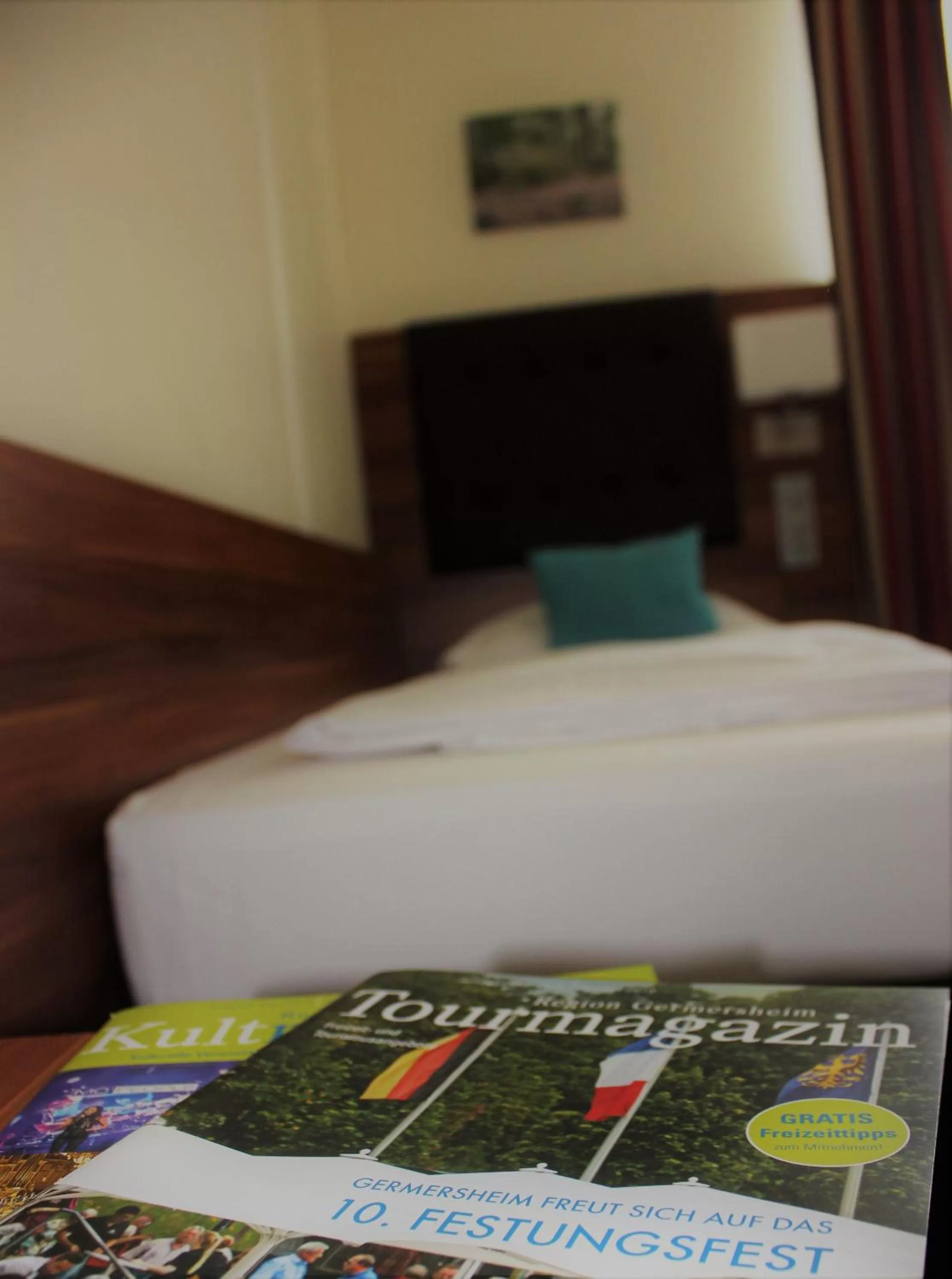 Bed in Hotel Germersheimer Hof