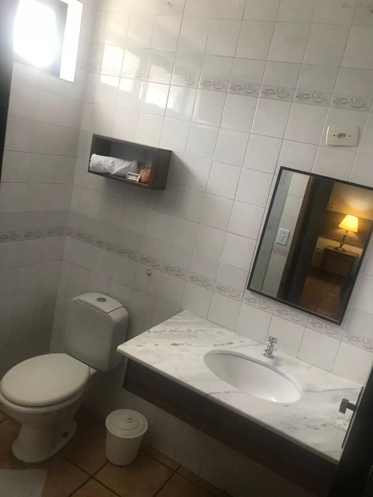Bathroom in Hotel Alfa de Bauru Ltda