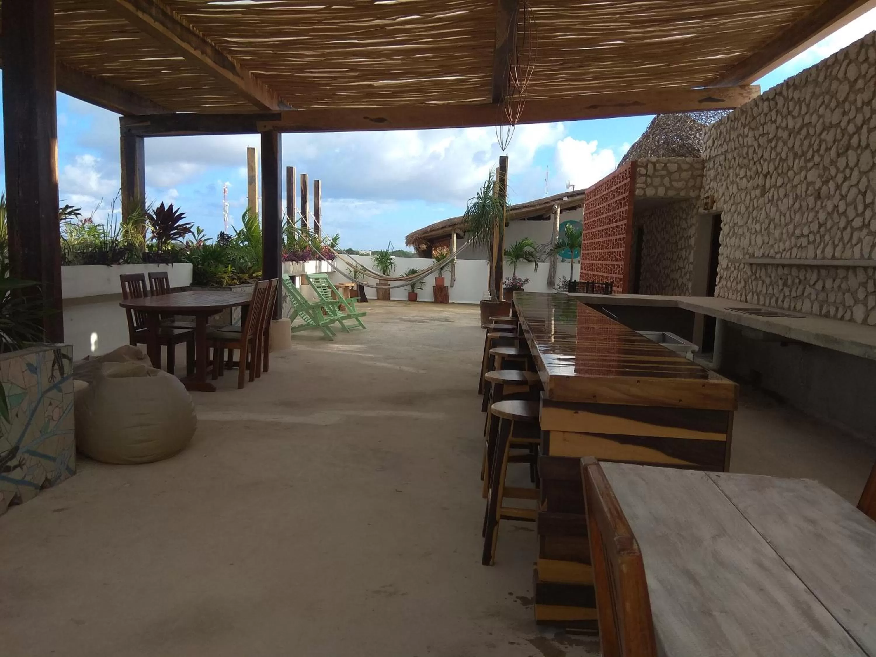 Balcony/Terrace in La Palmita Budget Boutique Hotel