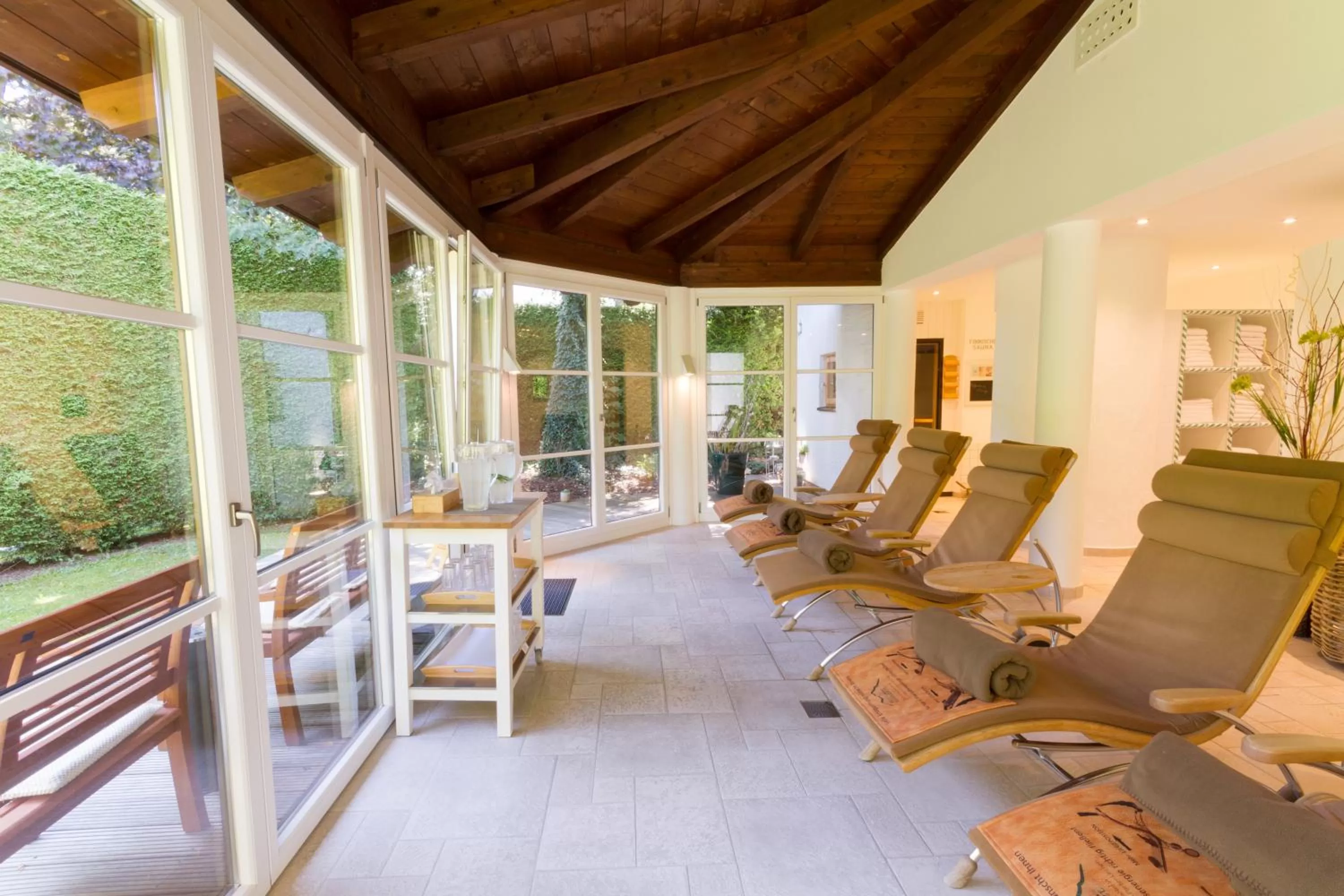 Spa and wellness centre/facilities in Hotel Zugspitze