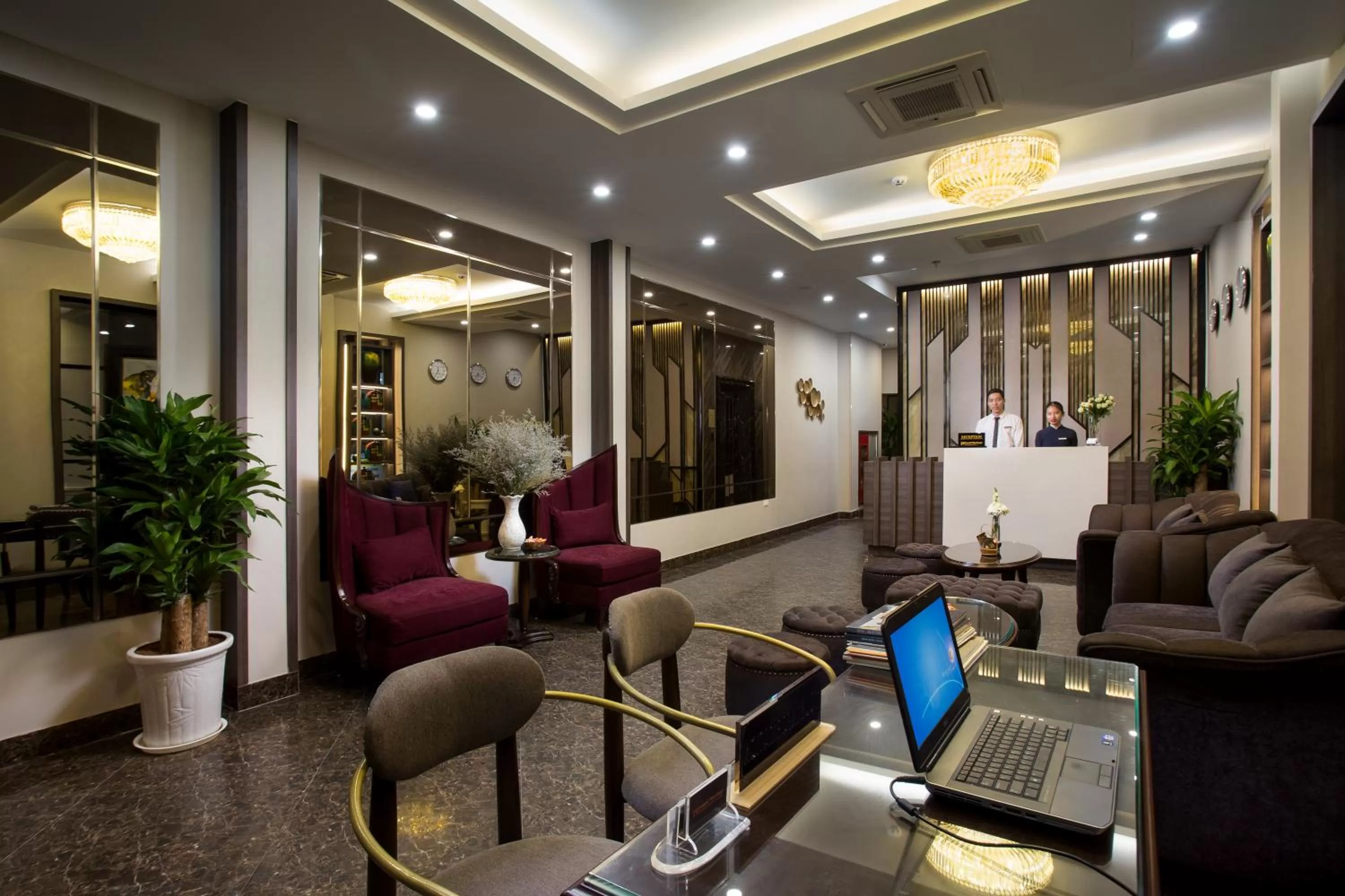 Lobby or reception in Hanoi L'Heritage Diamond Hotel & Spa
