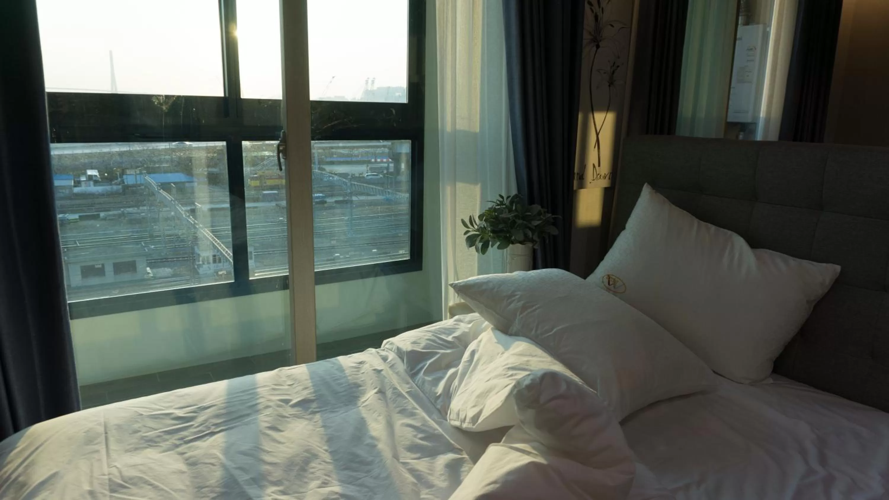 Bed in The Port Hotel Busan