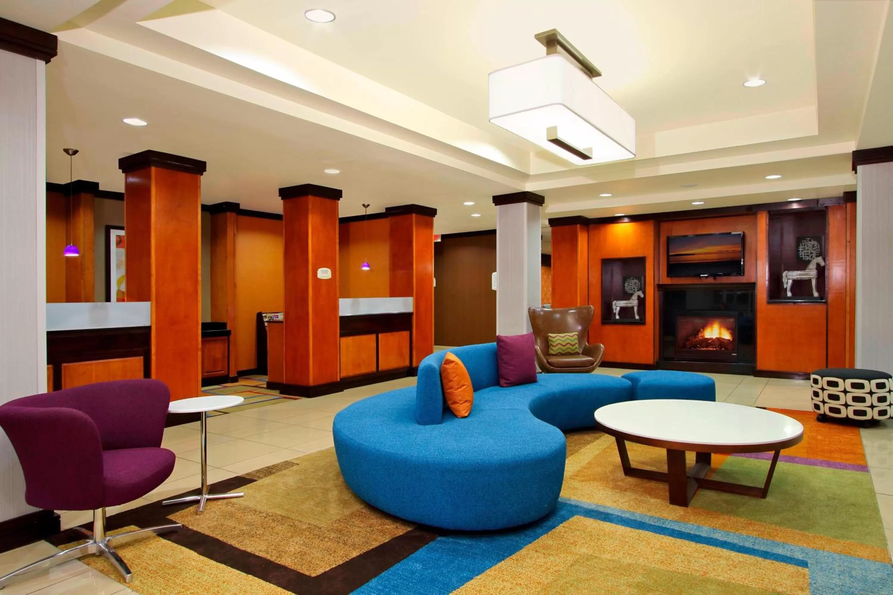 Lobby or reception in Fairfield Inn & Suites Fresno Clovis