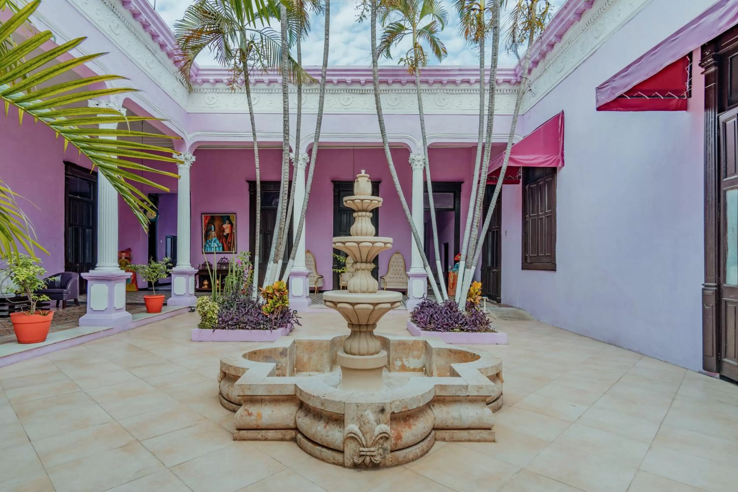 Garden in Hotel Lavanda CAS Merida