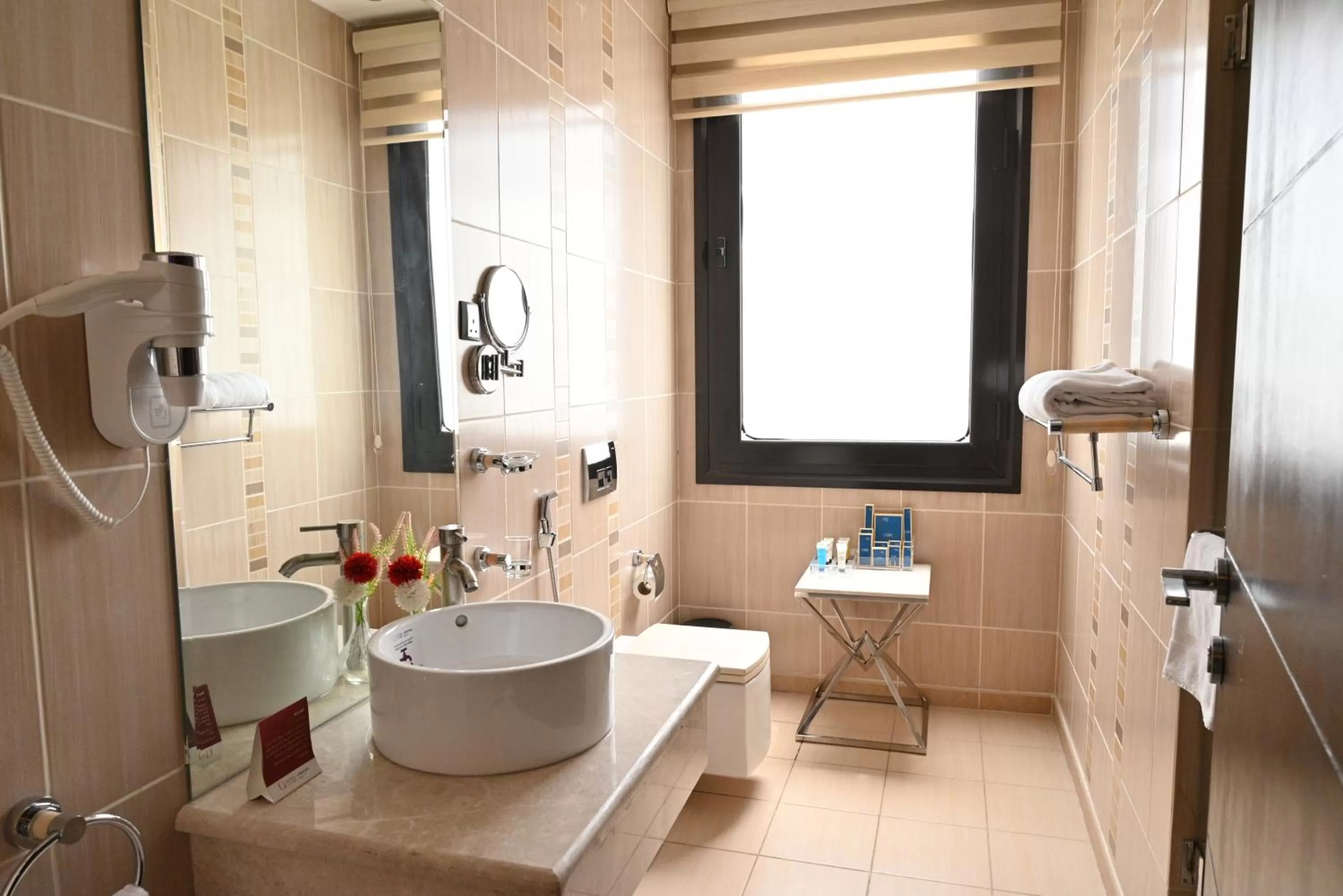 Bathroom in Q Suites Jeddah by EWA - Managed by HMH