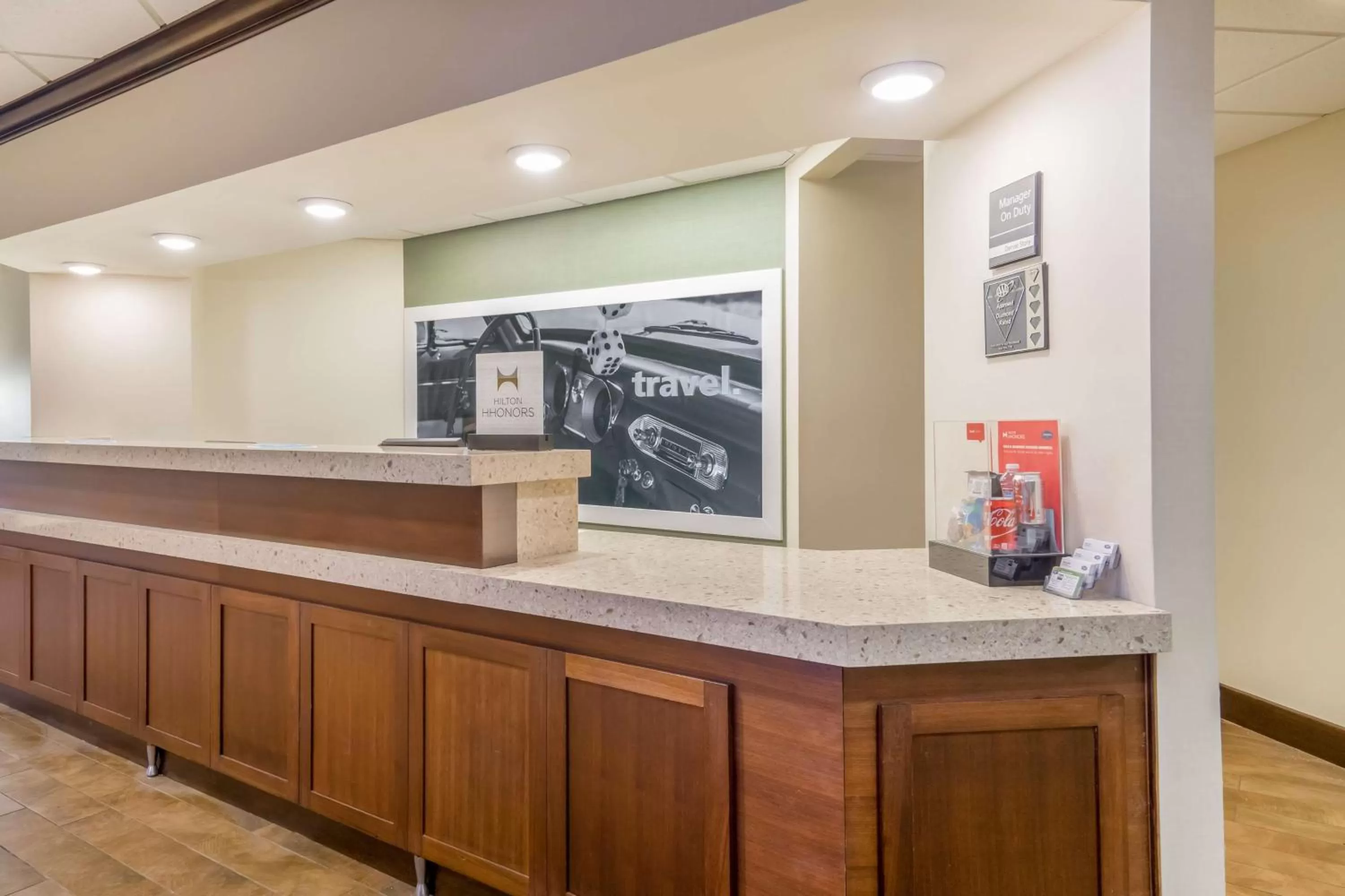 Lobby or reception in Hampton Inn Terre Haute